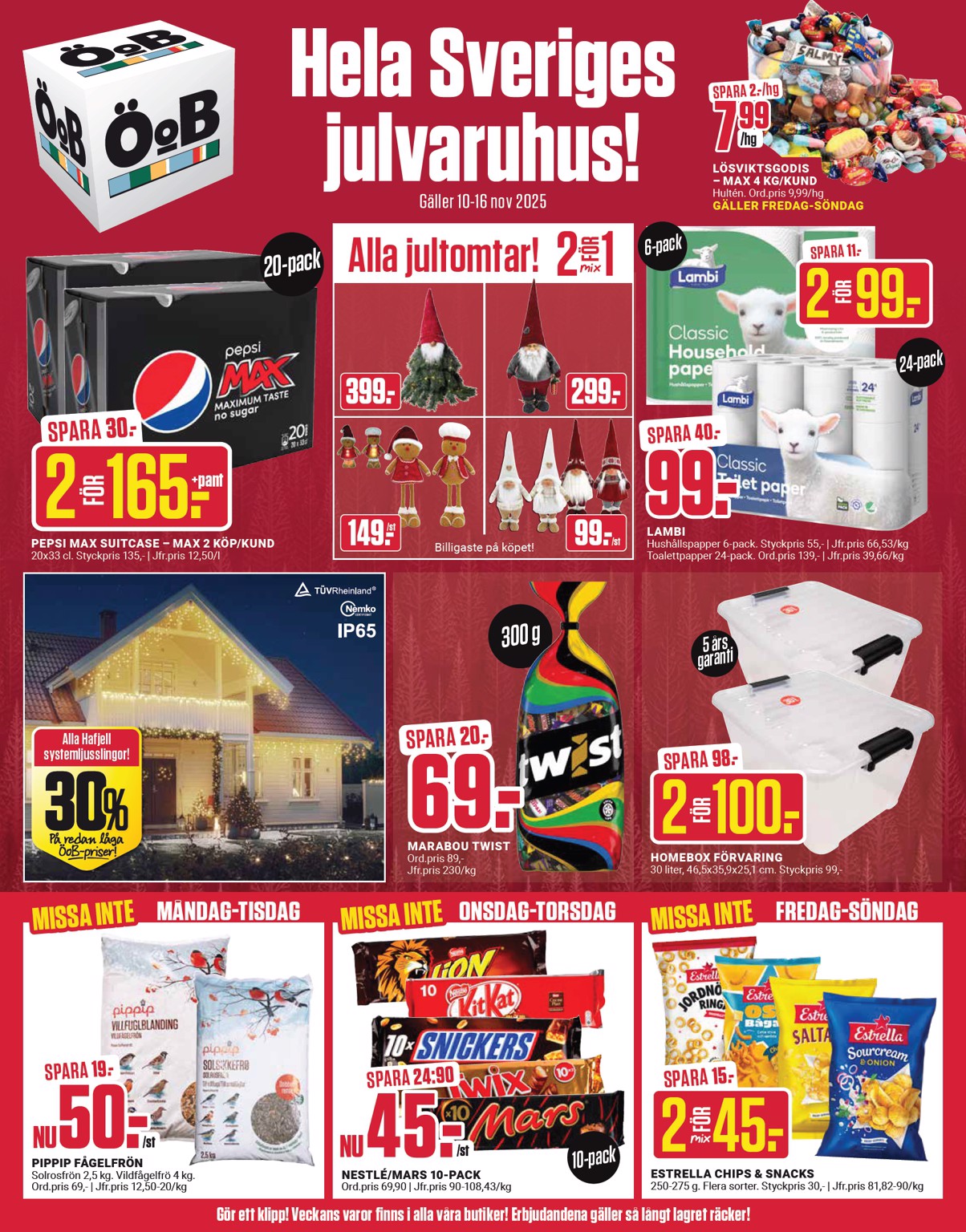 oob - ÖoB-reklambladet giltigt från 10/11 - 16/11