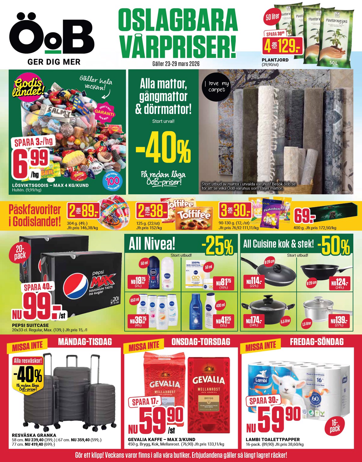 oob - ÖoB-reklambladet giltigt från 23/03/2026 - 29/03/2026