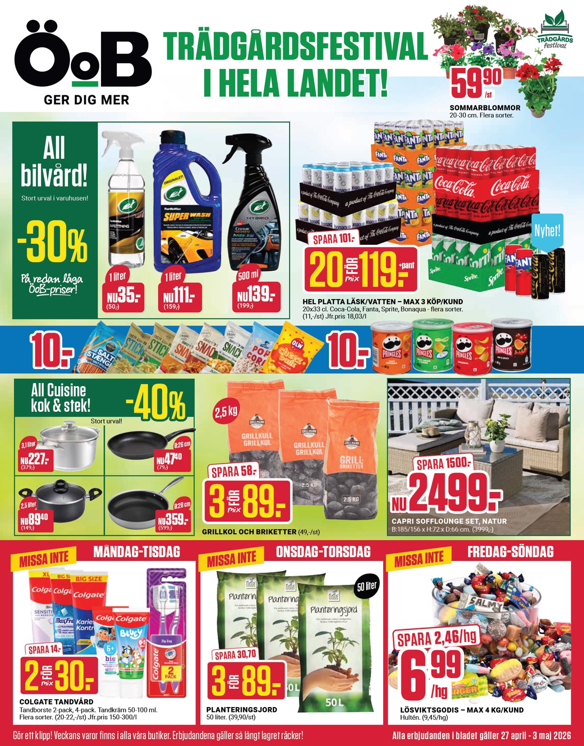 oob - ÖoB reklamblad för nästa vecka från måndag 27/04/2026 till söndag 03/05/2026