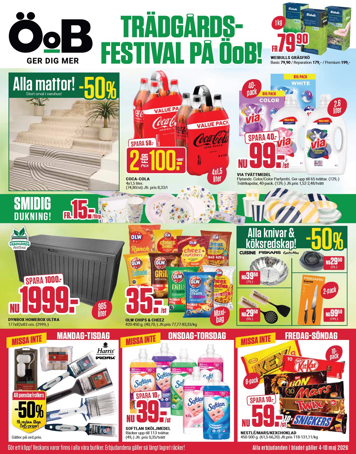 oob - ÖoB reklamblad för nästa vecka från måndag 04/05/2026 till söndag 10/05/2026