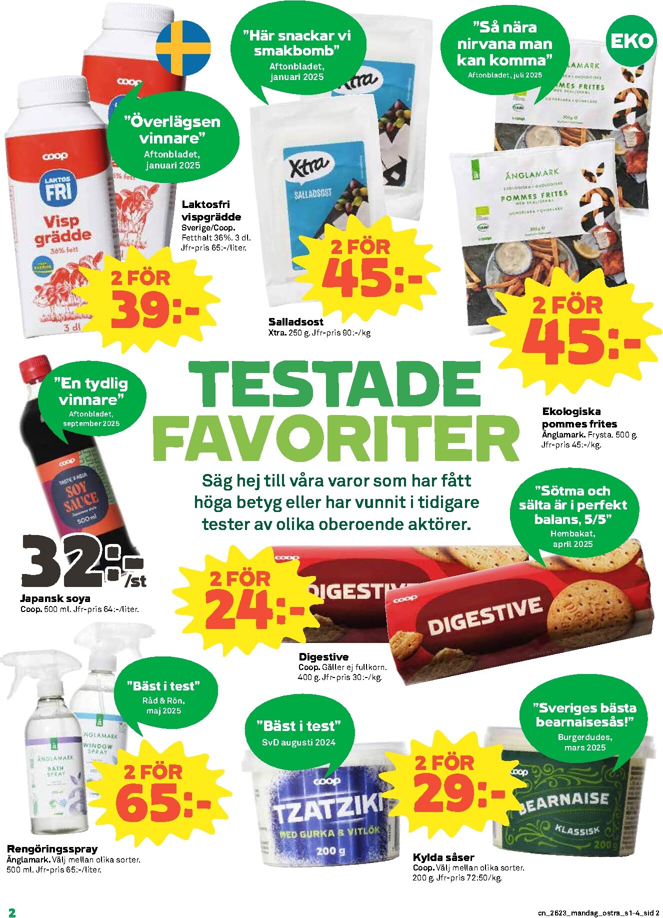 coop - Nytt Coop reklamblad från måndag, 01/06/2026 till söndag, 07/06/2026 - page: 2