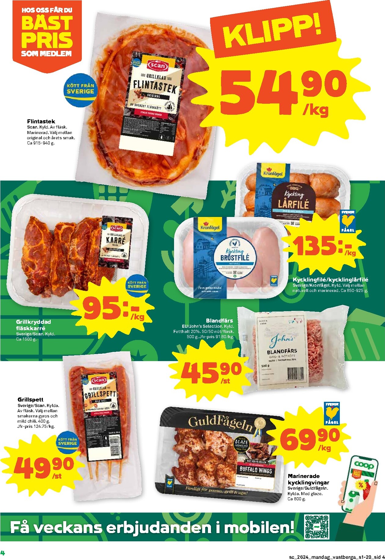 coop - Nytt Stora Coop reklamblad från måndag, 08/06/2026 till söndag, 14/06/2026 - page: 4