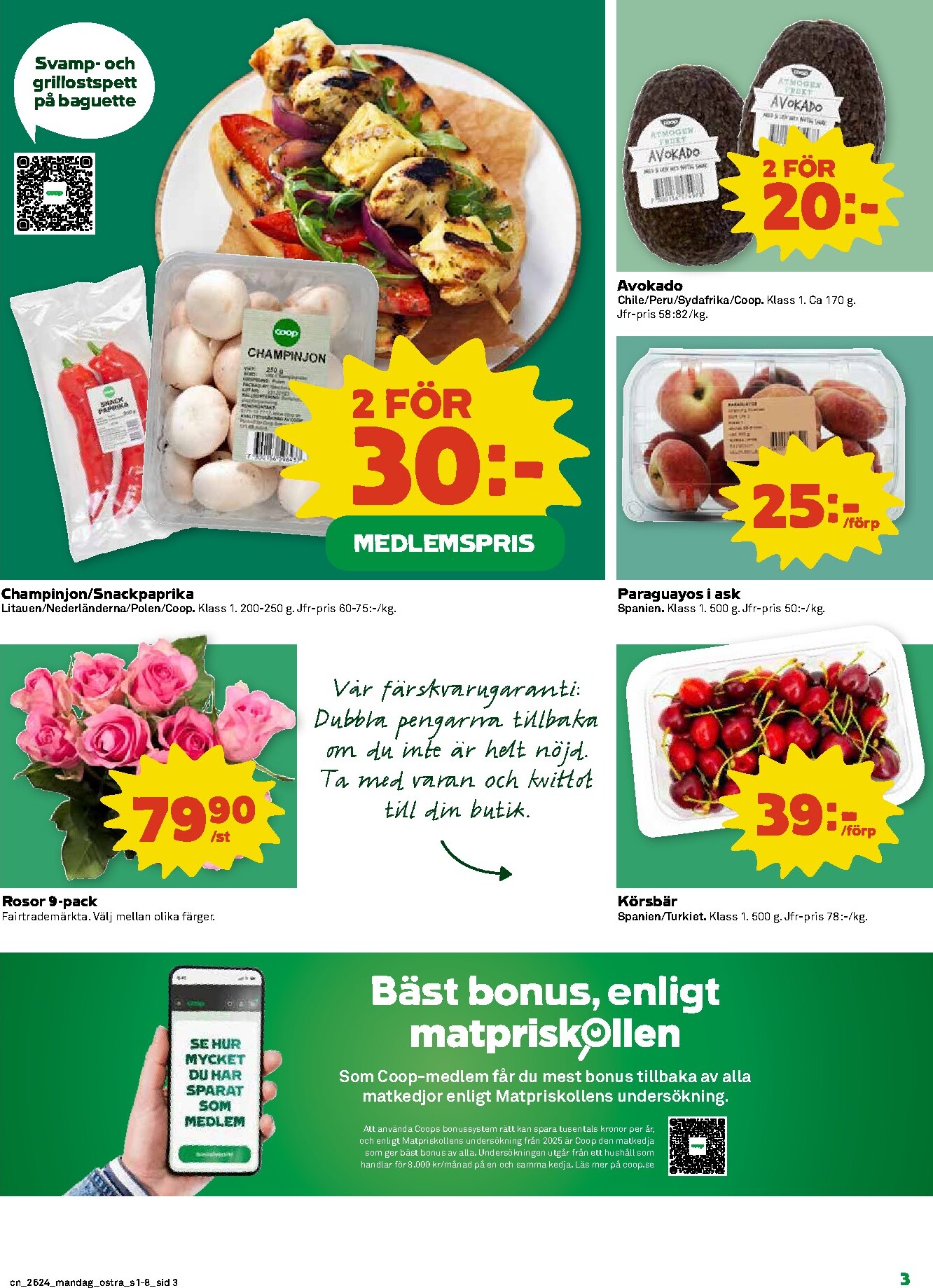coop - Nytt Coop reklamblad från måndag, 08/06/2026 till söndag, 14/06/2026 - page: 3