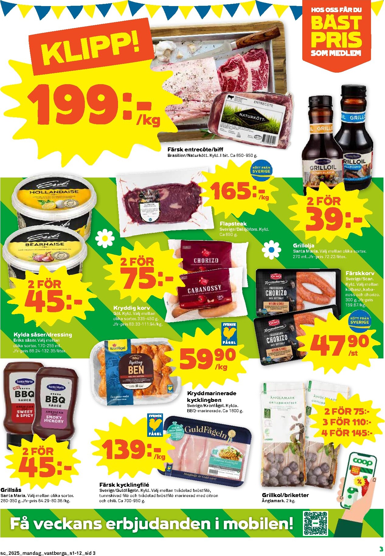 coop - Nytt Stora Coop reklamblad från måndag, 15/06/2026 till söndag, 21/06/2026 - page: 3