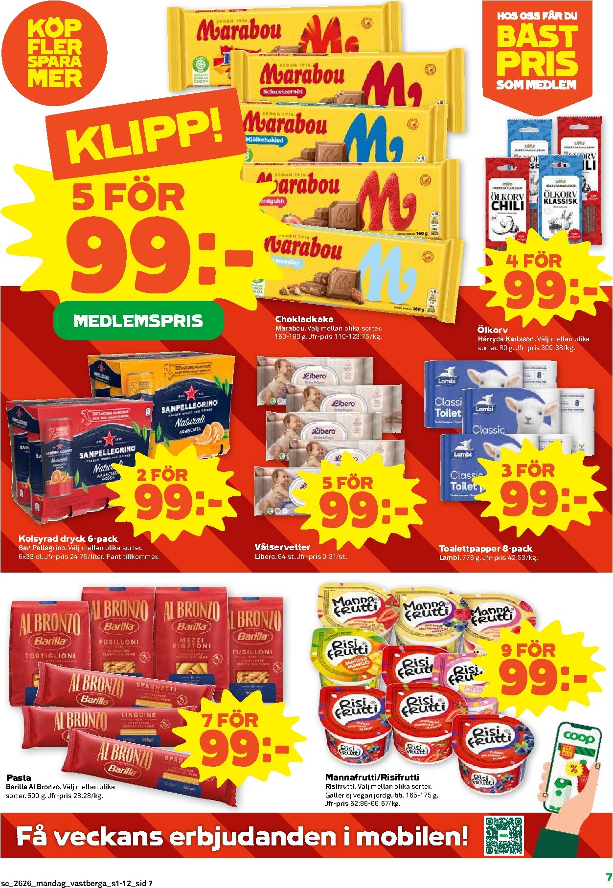 coop - Nytt Stora Coop reklamblad från måndag, 22/06/2026 till söndag, 28/06/2026 - page: 7