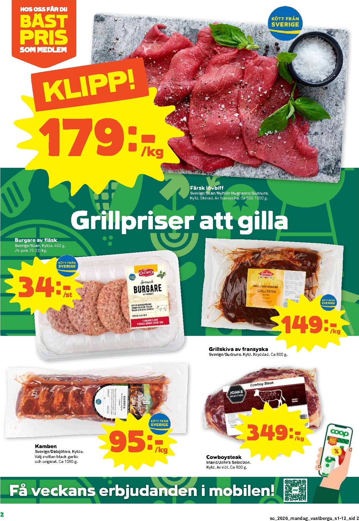 coop - Nytt Stora Coop reklamblad från måndag, 22/06/2026 till söndag, 28/06/2026 - page: 2