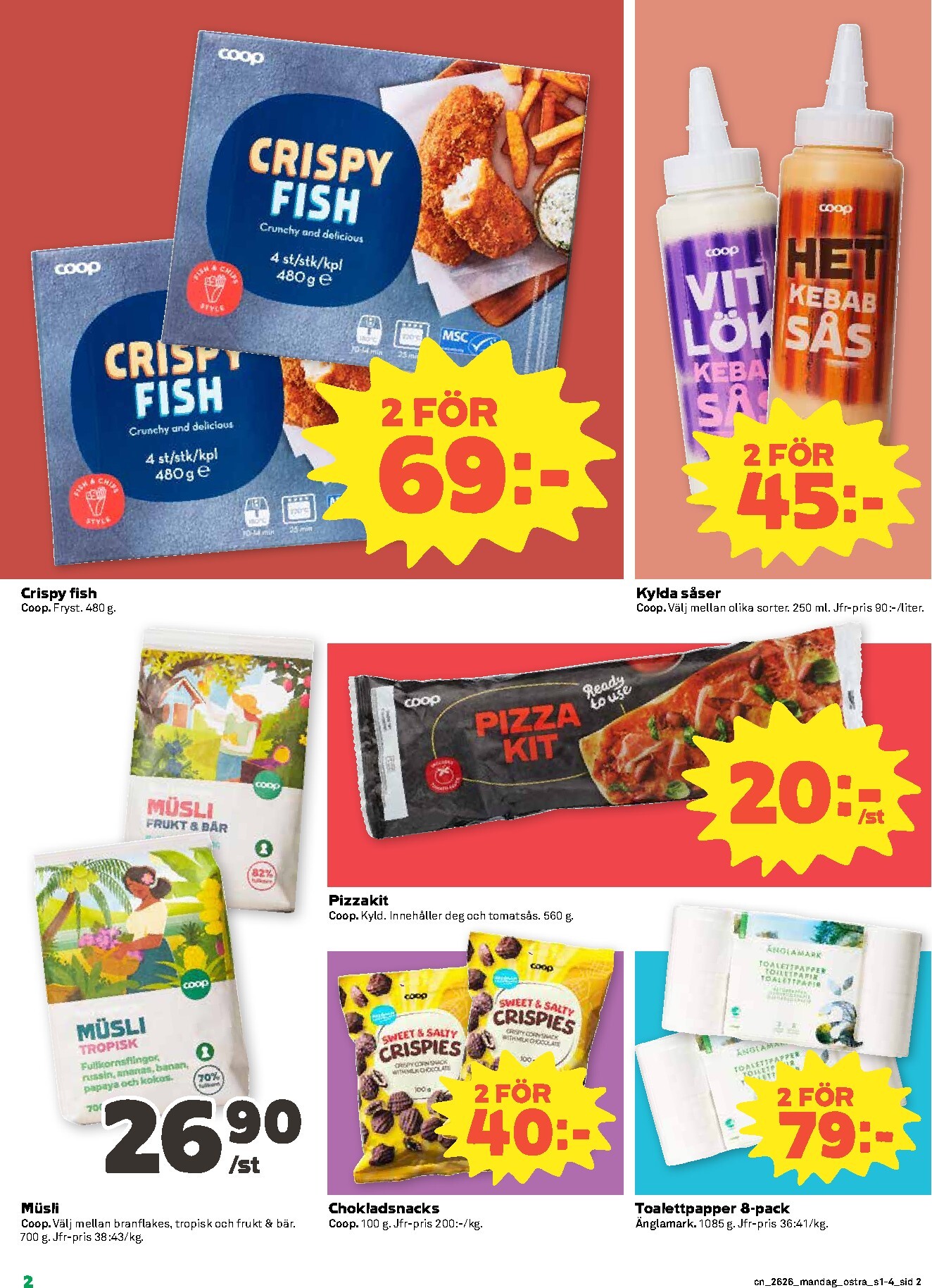 coop - Nytt Coop reklamblad från måndag, 22/06/2026 till söndag, 28/06/2026 - page: 2