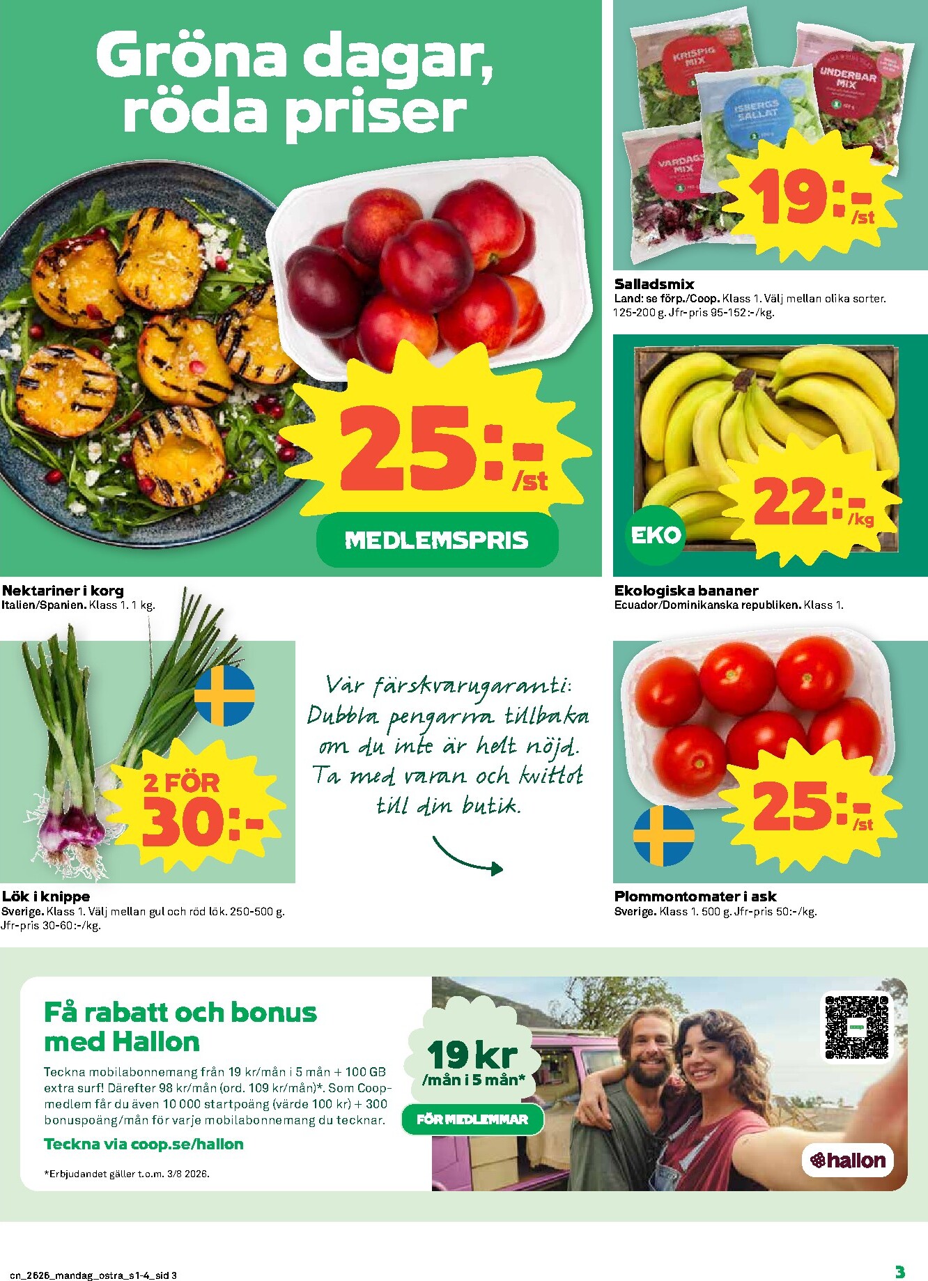 coop - Nytt Coop reklamblad från måndag, 22/06/2026 till söndag, 28/06/2026 - page: 3