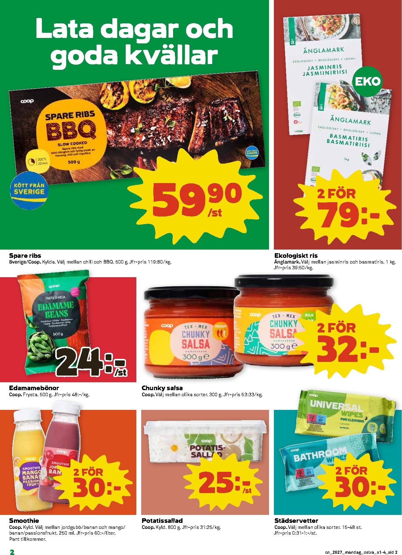 coop - Nytt Coop reklamblad från måndag, 29/06/2026 till söndag, 05/07/2026 - page: 2