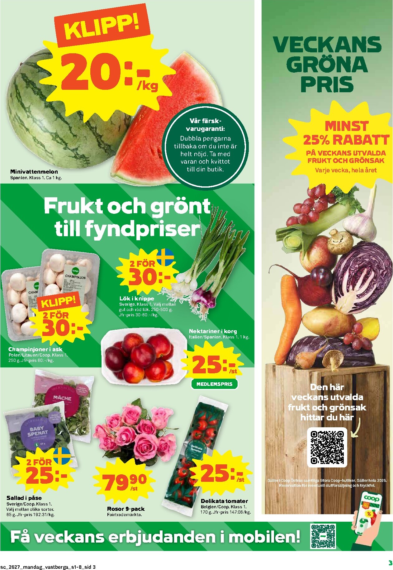 coop - Nytt Stora Coop reklamblad från måndag, 29/06/2026 till söndag, 05/07/2026 - page: 3