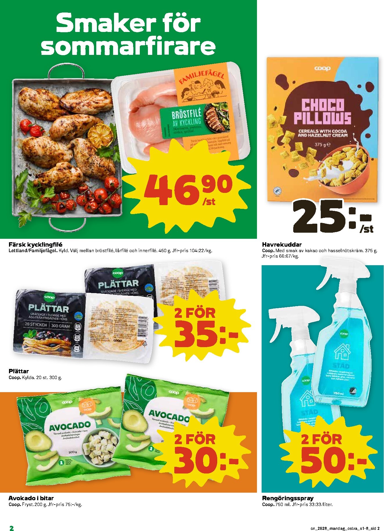 coop - Nytt Coop reklamblad från måndag, 06/07/2026 till söndag, 12/07/2026 - page: 2