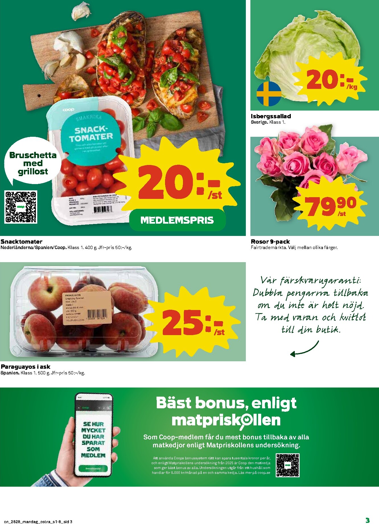 coop - Nytt Coop reklamblad från måndag, 06/07/2026 till söndag, 12/07/2026 - page: 3