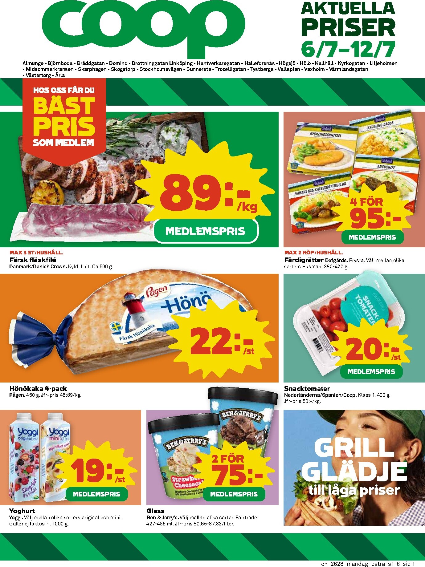 coop - Nytt Coop reklamblad från måndag, 06/07/2026 till söndag, 12/07/2026