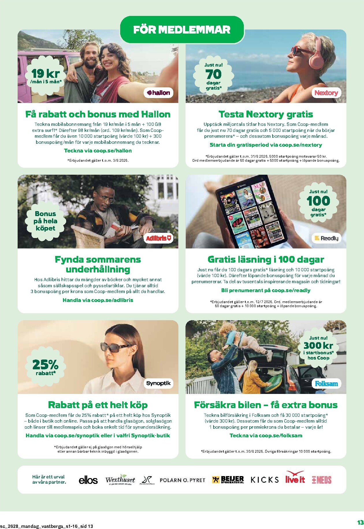 coop - Nytt Stora Coop reklamblad från måndag, 06/07/2026 till söndag, 12/07/2026 - page: 13
