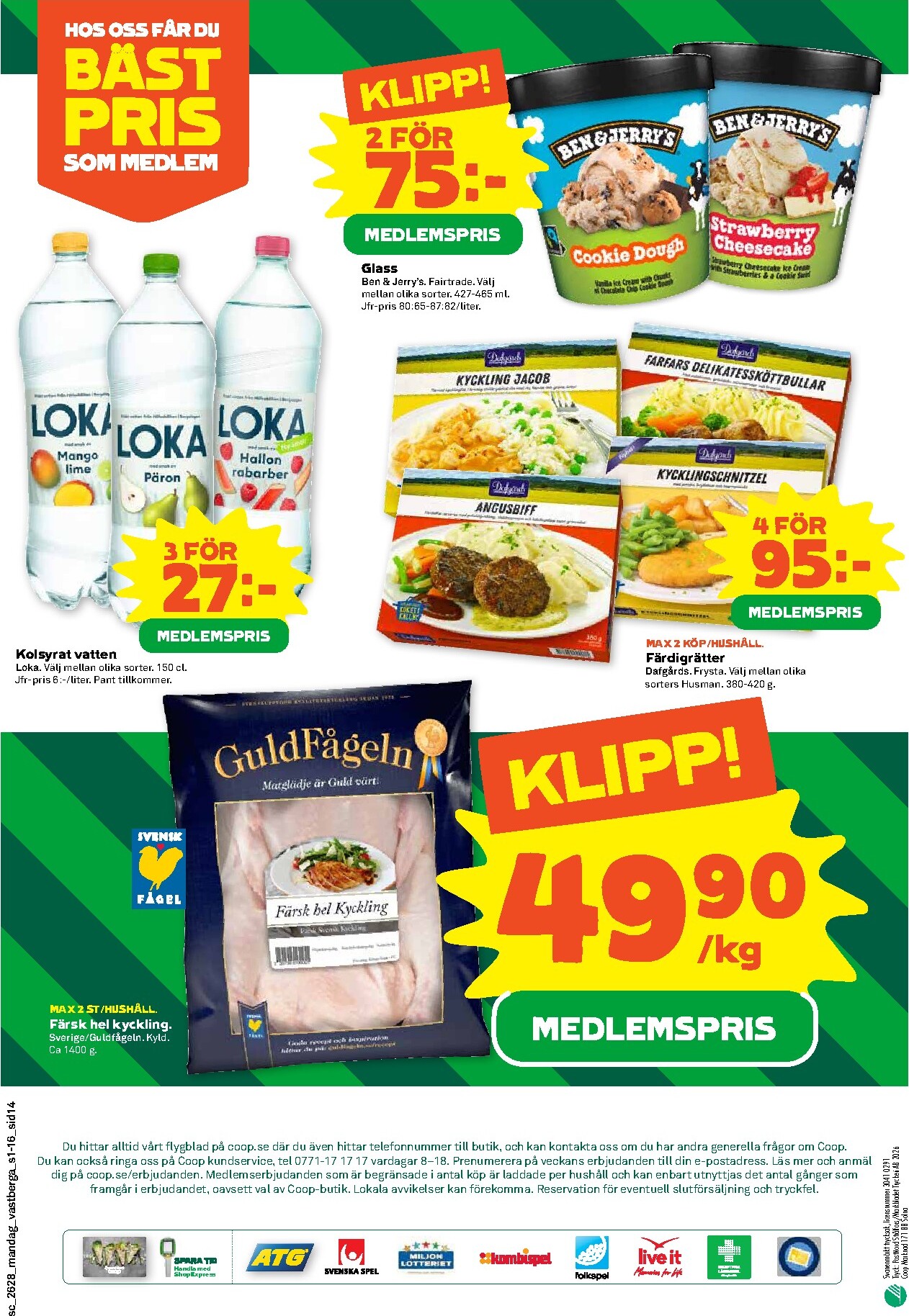 coop - Nytt Stora Coop reklamblad från måndag, 06/07/2026 till söndag, 12/07/2026 - page: 14