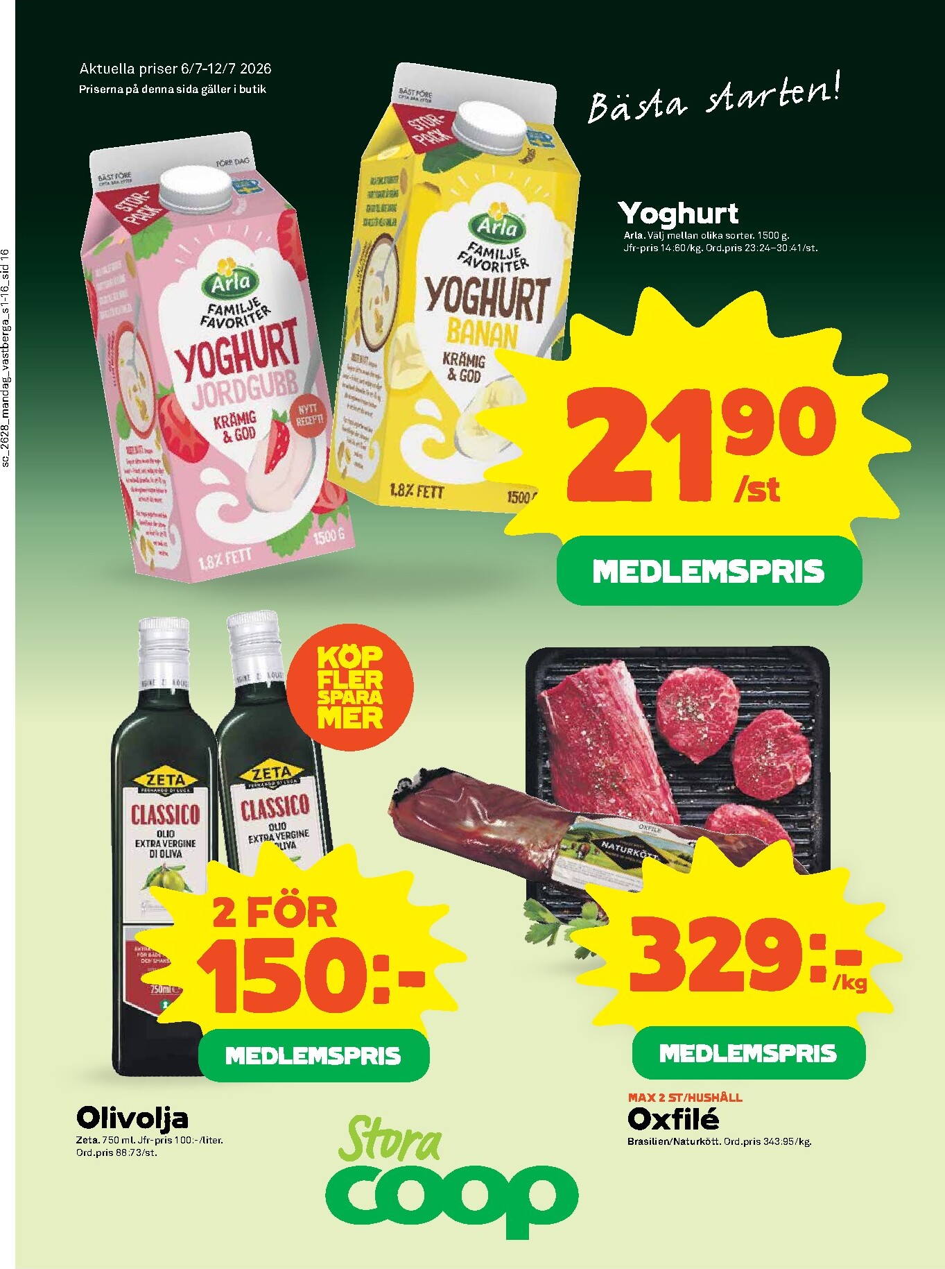 coop - Nytt Stora Coop reklamblad från måndag, 06/07/2026 till söndag, 12/07/2026 - page: 16