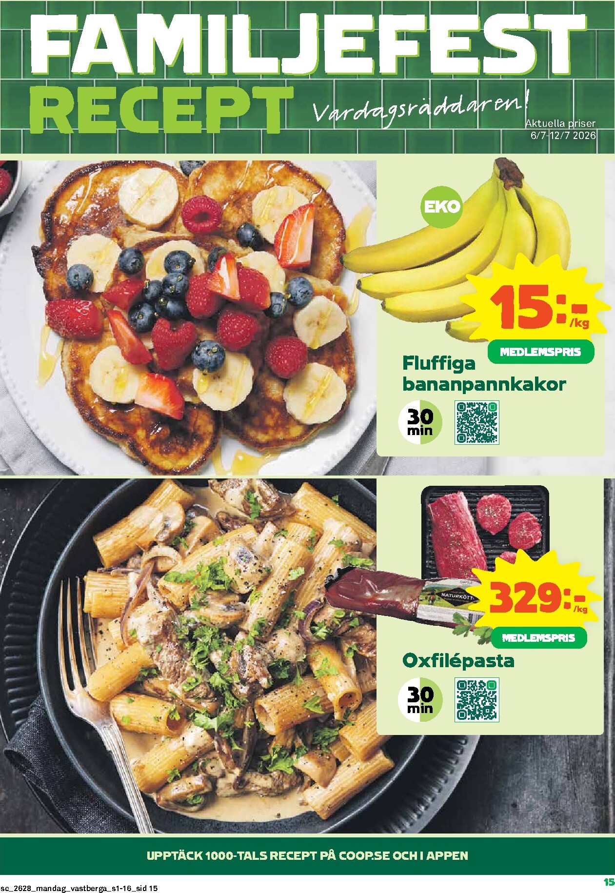 coop - Nytt Stora Coop reklamblad från måndag, 06/07/2026 till söndag, 12/07/2026 - page: 15