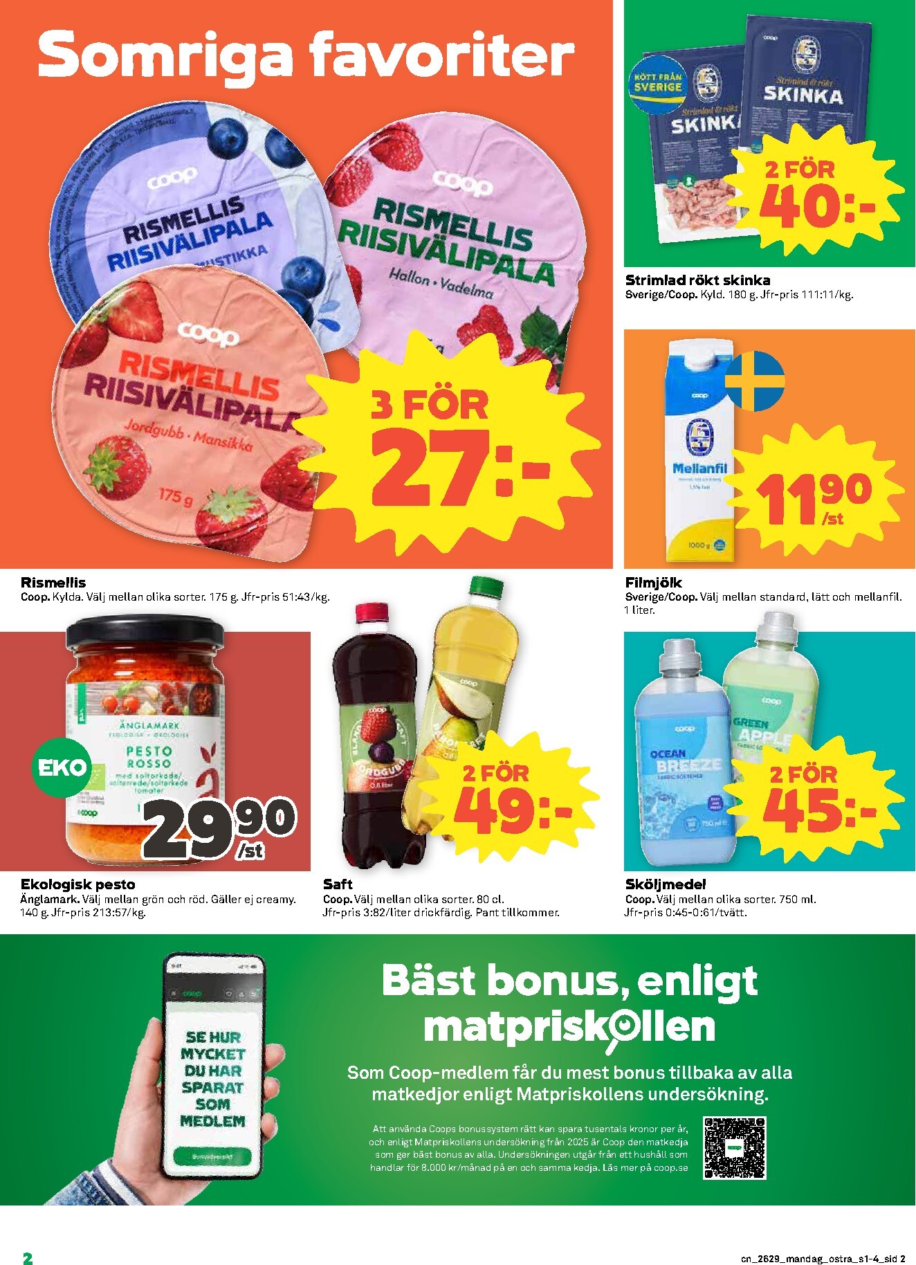 coop - Nytt Coop reklamblad från måndag, 13/07/2026 till söndag, 19/07/2026 - page: 2