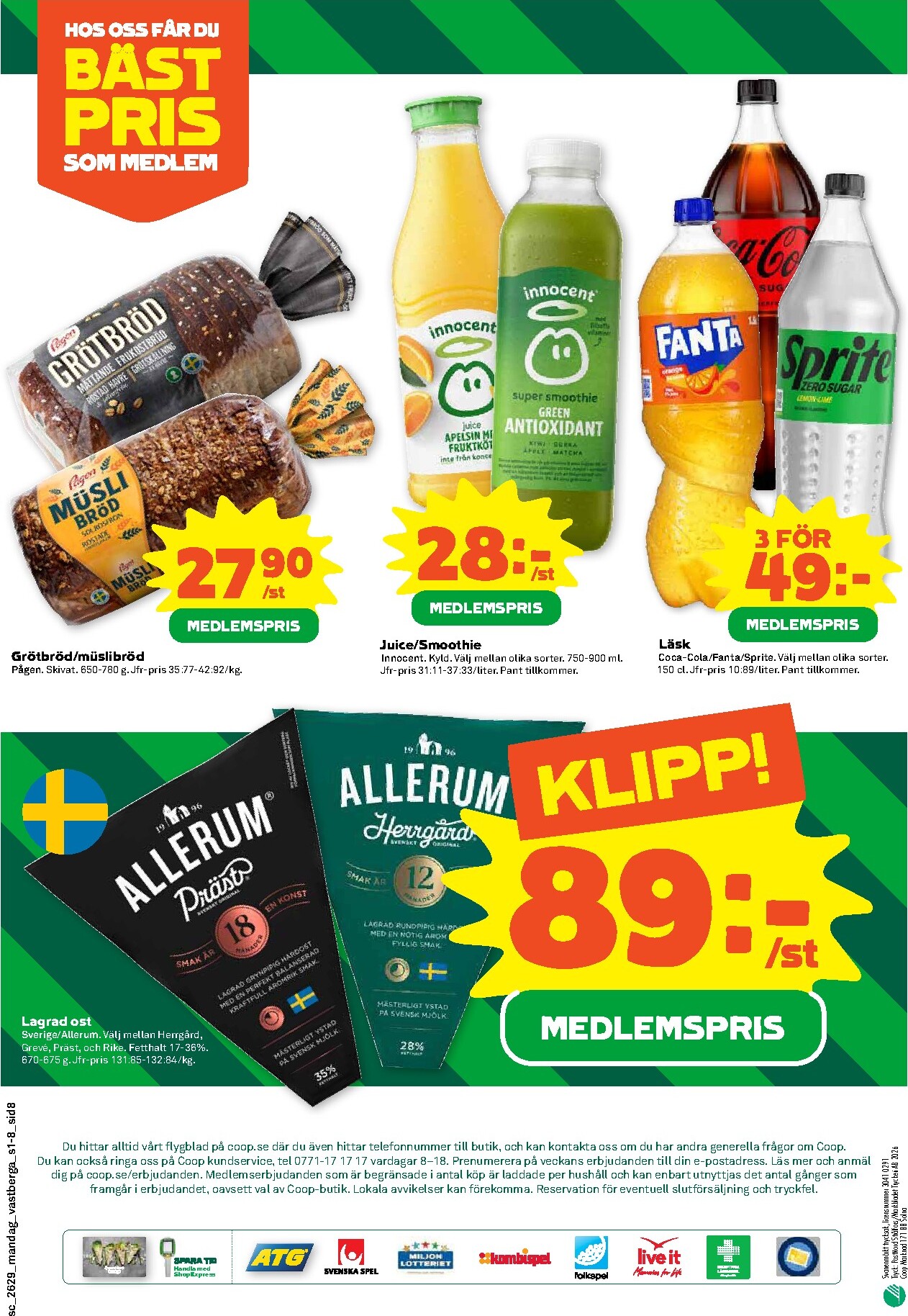 coop - Nytt Stora Coop reklamblad från måndag, 13/07/2026 till söndag, 19/07/2026 - page: 8