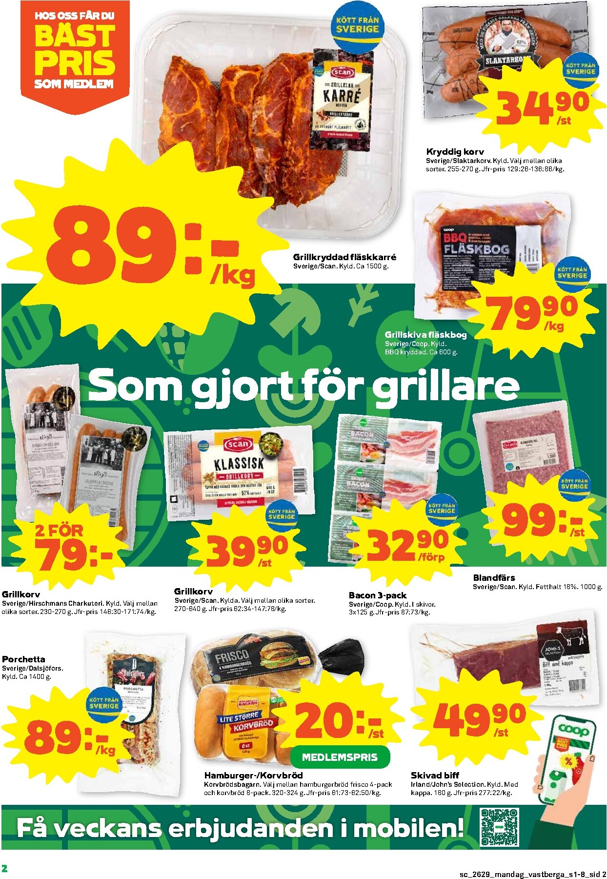 coop - Nytt Stora Coop reklamblad från måndag, 13/07/2026 till söndag, 19/07/2026 - page: 2