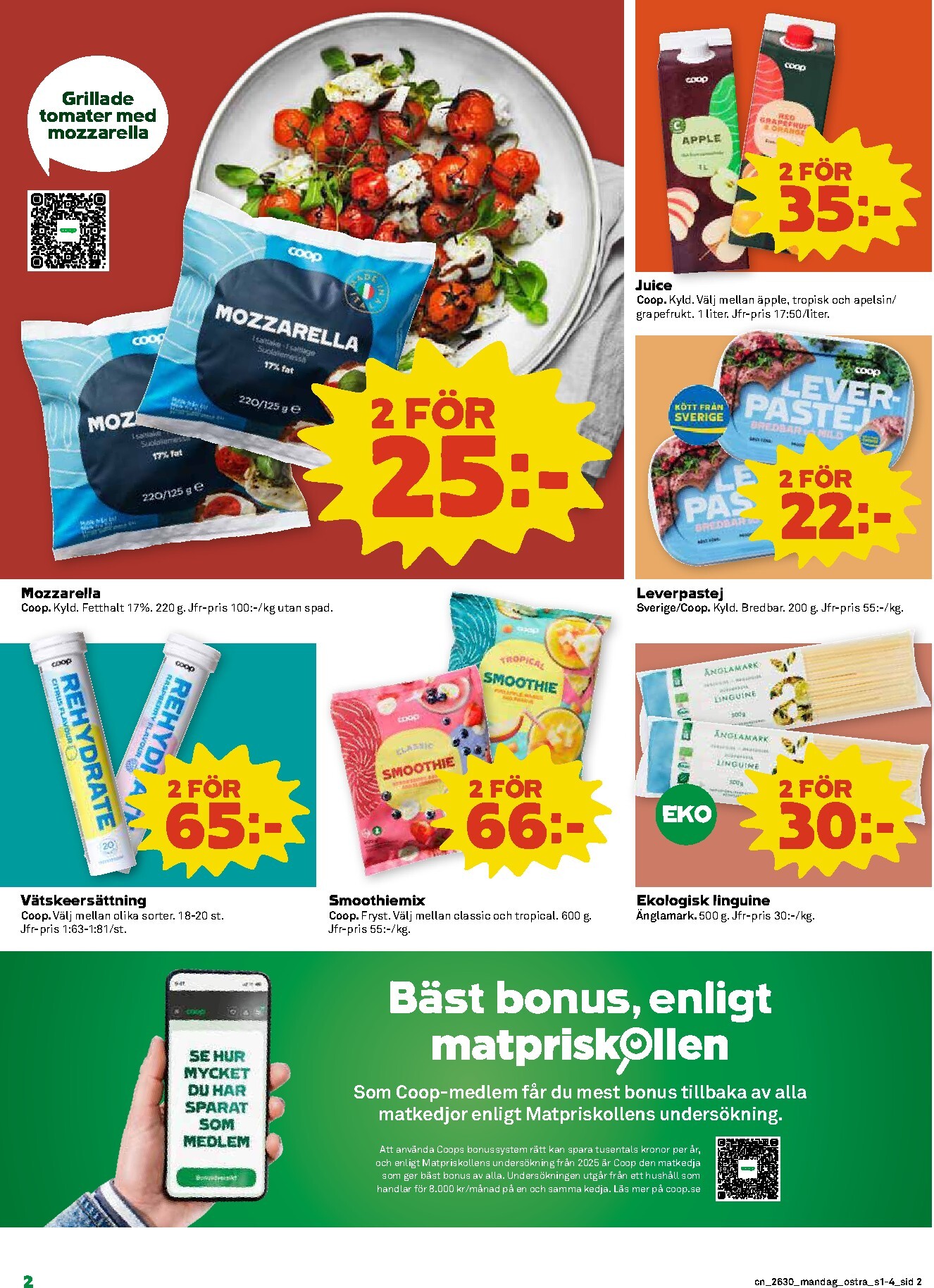 coop - Nytt Coop reklamblad från måndag, 20/07/2026 till söndag, 26/07/2026 - page: 2