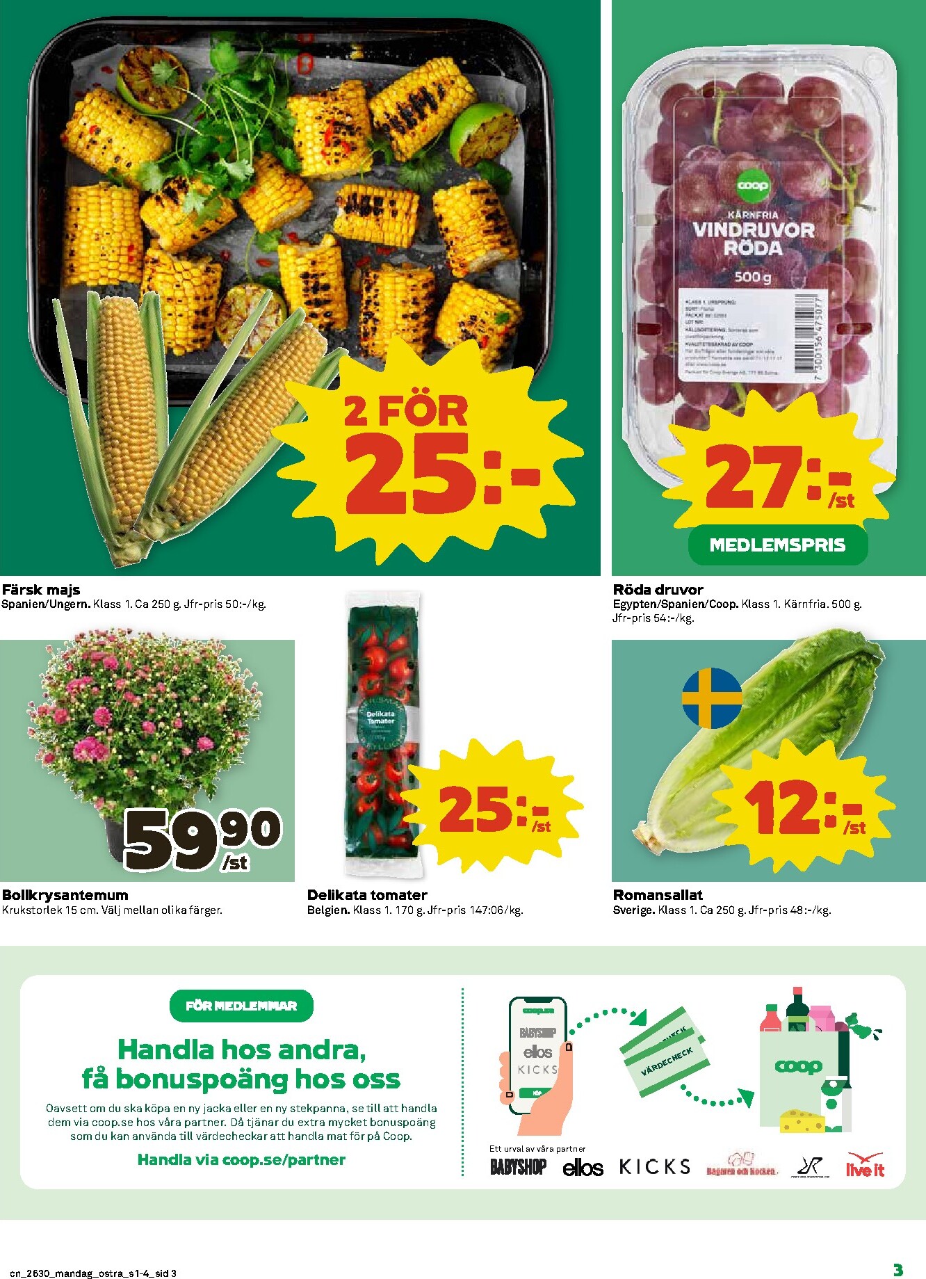 coop - Nytt Coop reklamblad från måndag, 20/07/2026 till söndag, 26/07/2026 - page: 3