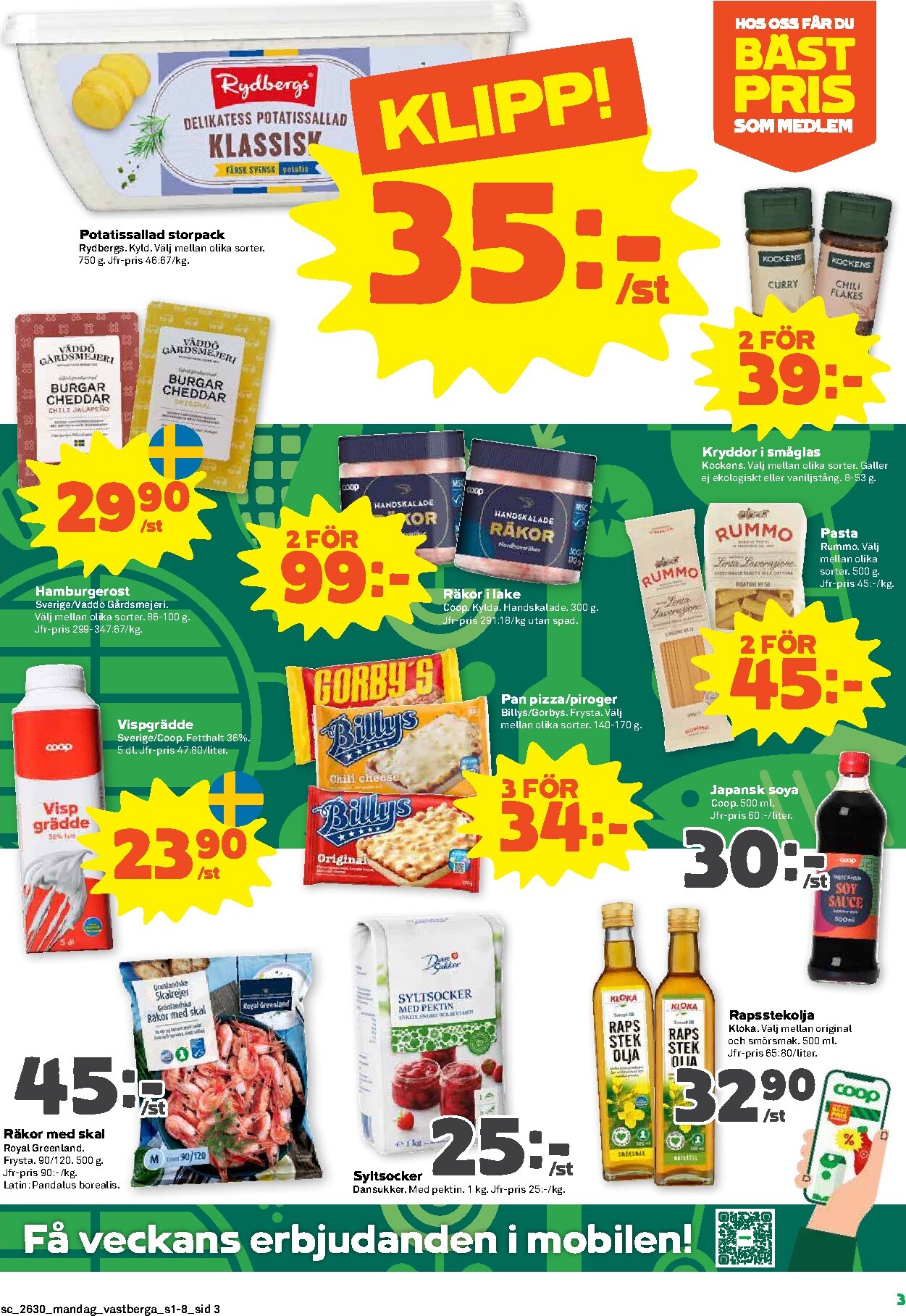coop - Nytt Stora Coop reklamblad från måndag, 20/07/2026 till söndag, 26/07/2026 - page: 3