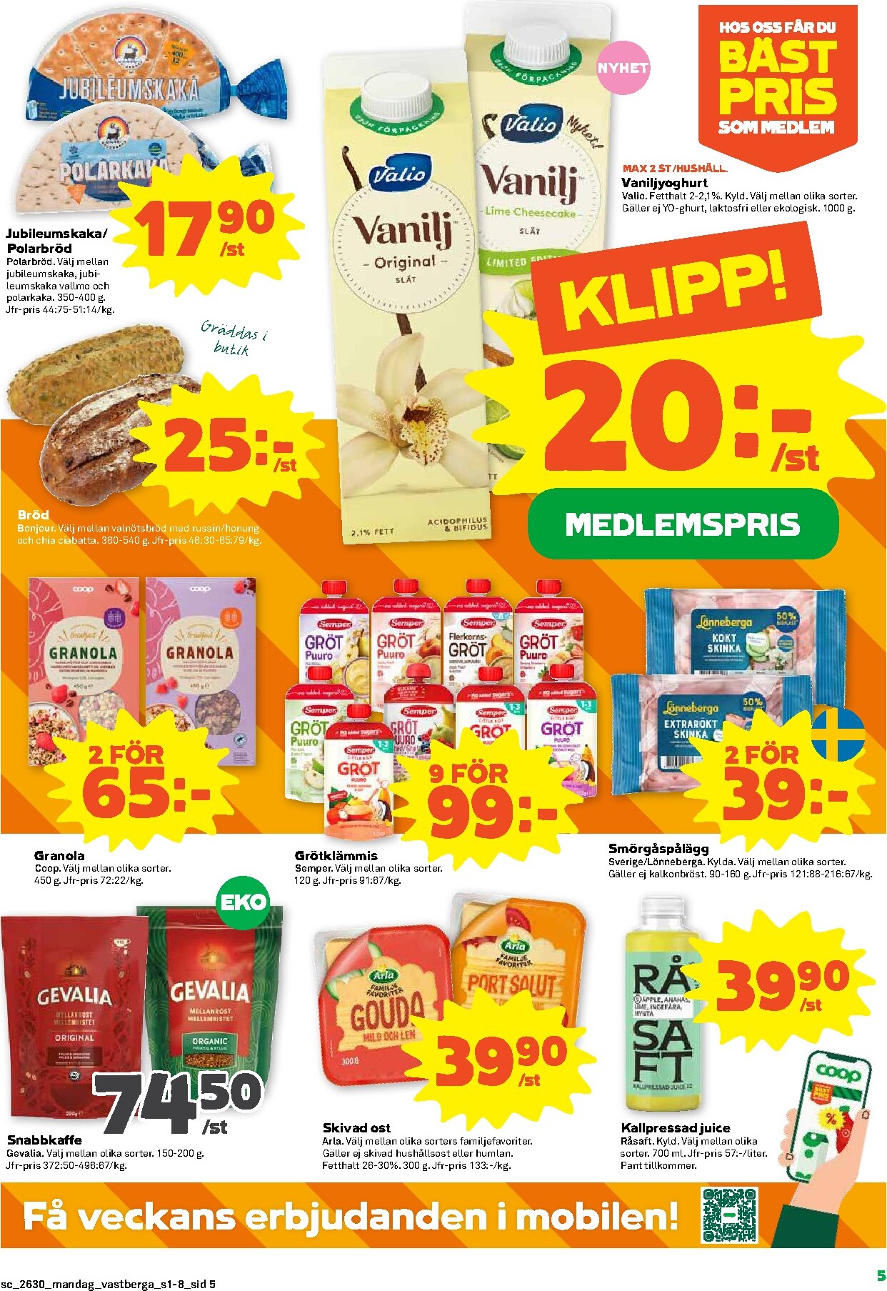 coop - Nytt Stora Coop reklamblad från måndag, 20/07/2026 till söndag, 26/07/2026 - page: 5