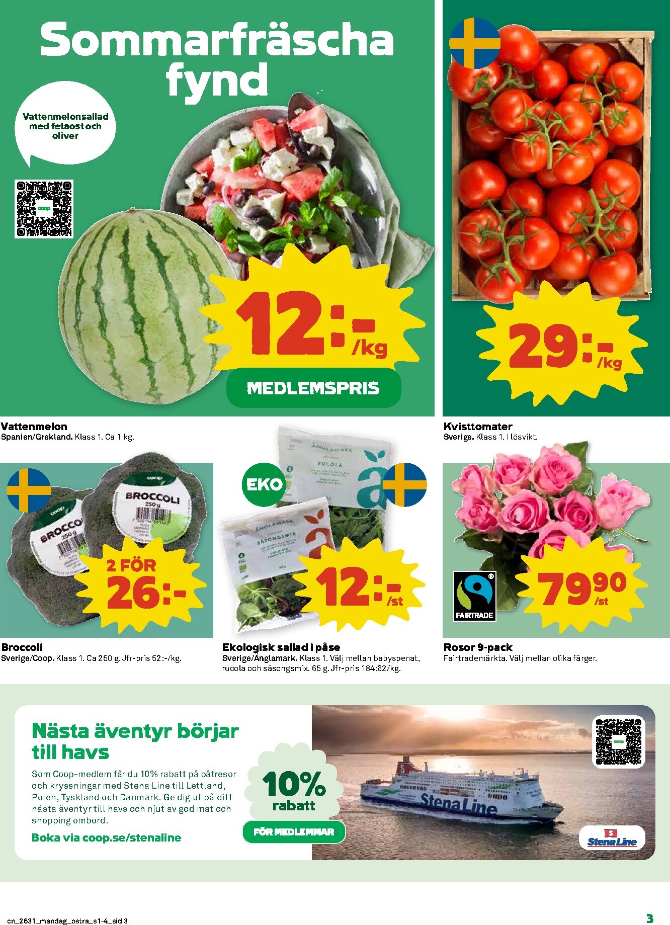 coop - Nytt Coop reklamblad från måndag, 27/07/2026 till söndag, 02/08/2026 - page: 3