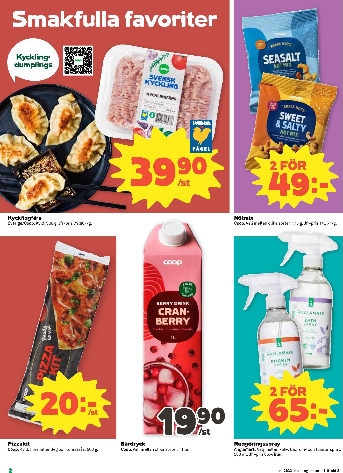 coop - Nytt Coop reklamblad från måndag, 03/08/2026 till söndag, 09/08/2026 - page: 2