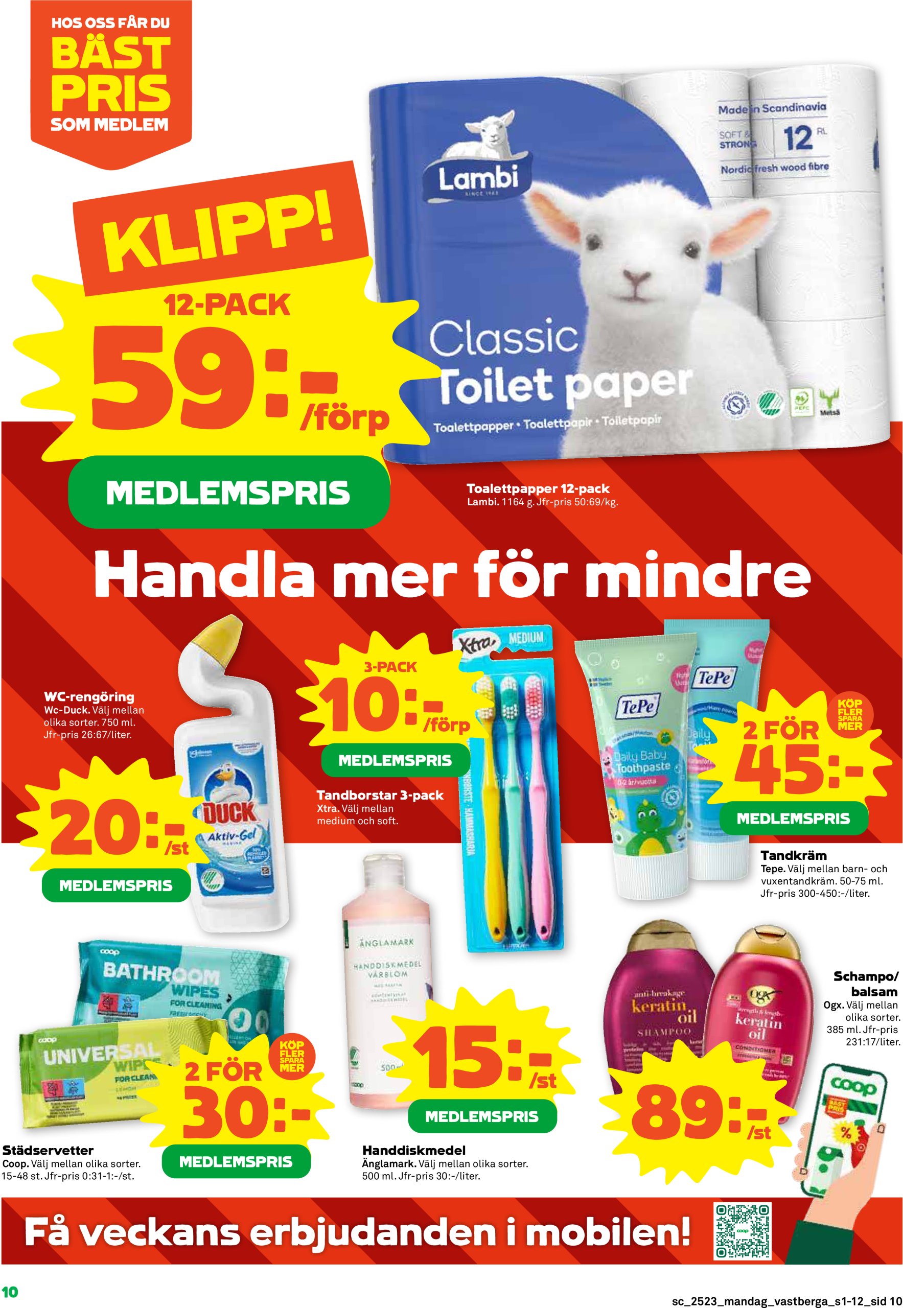 coop - Stora Coop-reklambladet giltigt från 02/06 - 08/06 - page: 10