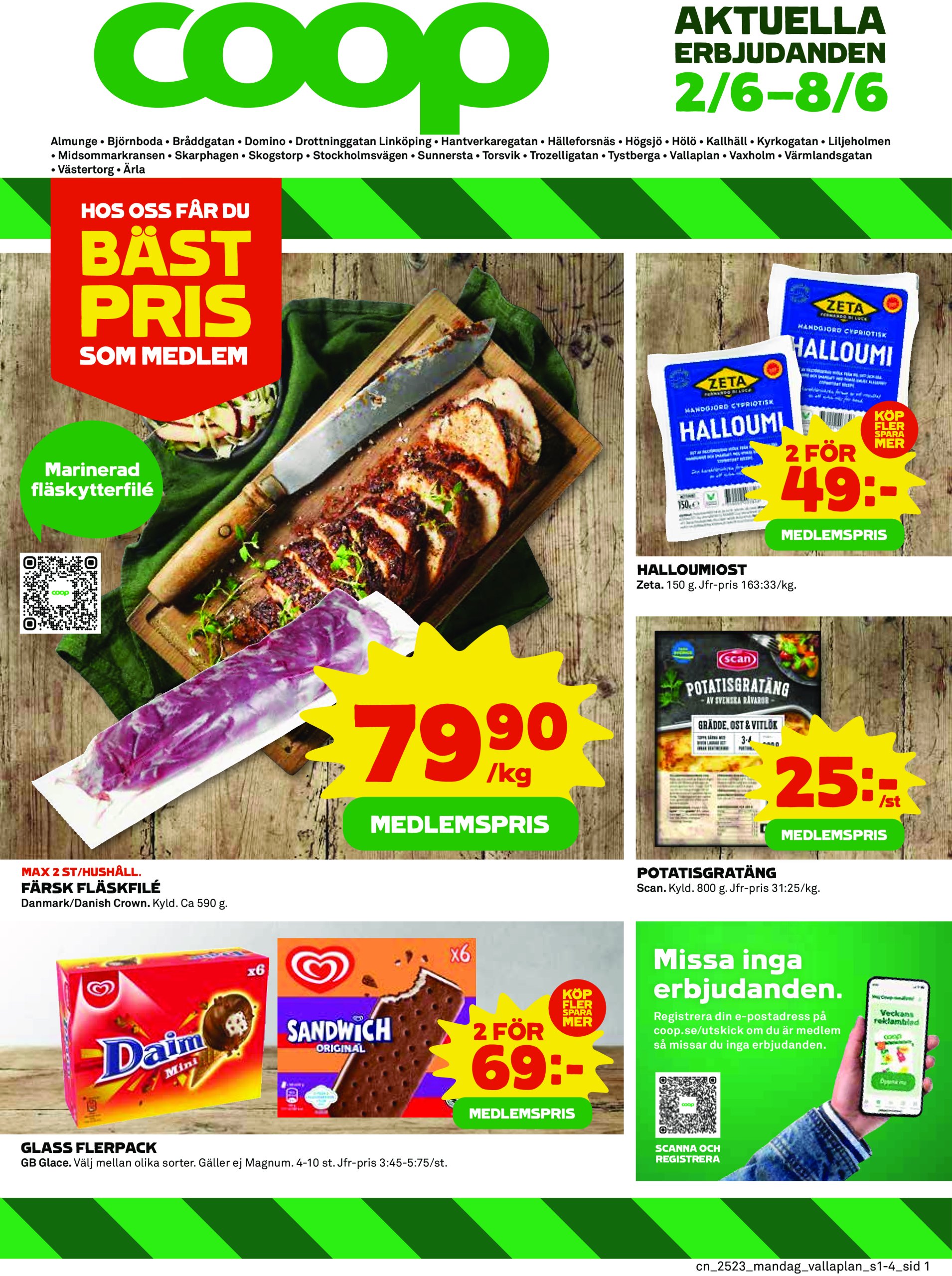 coop - Coop - Stockholmsvägen-reklambladet giltigt från 02/06 - 08/06