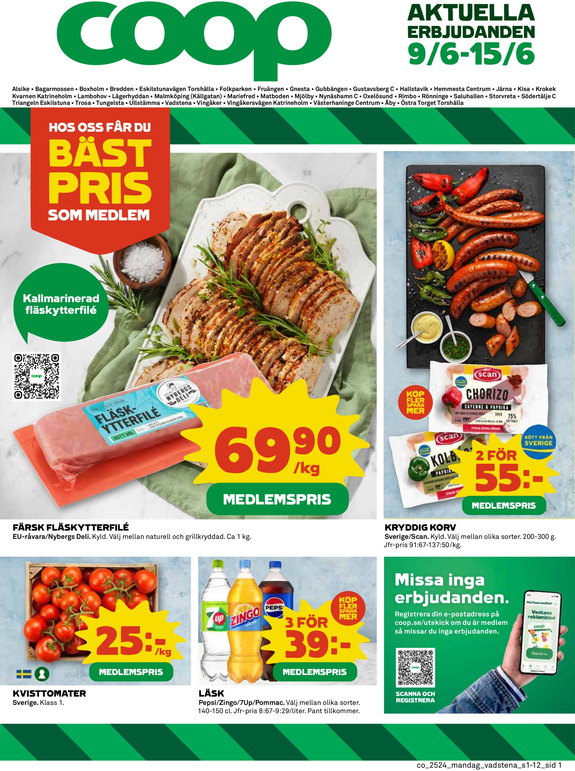 coop - Coop-reklambladet giltigt från 09/06 - 15/06