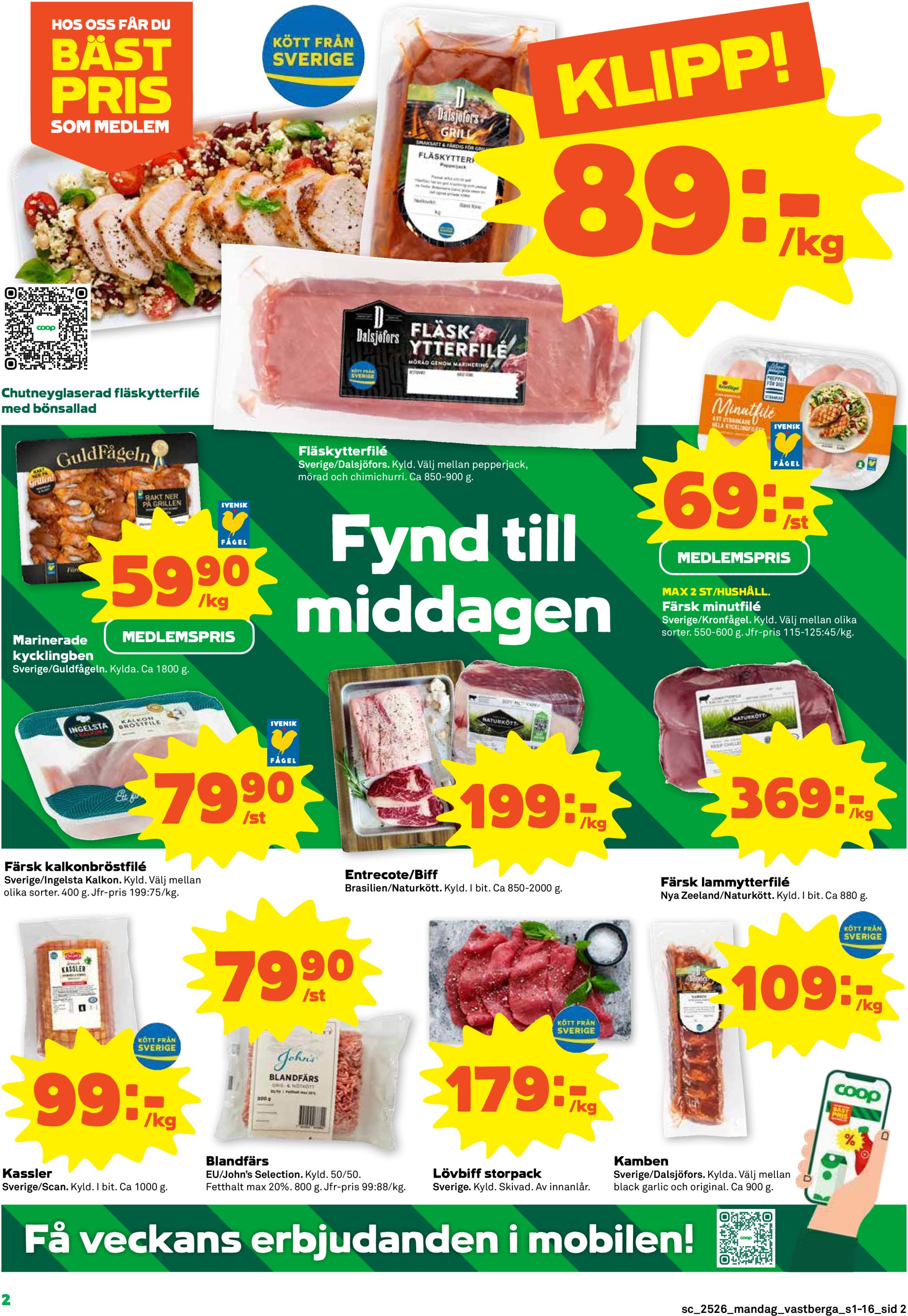 coop - Stora Coop-reklambladet giltigt från 23/06 - 29/06 - page: 2