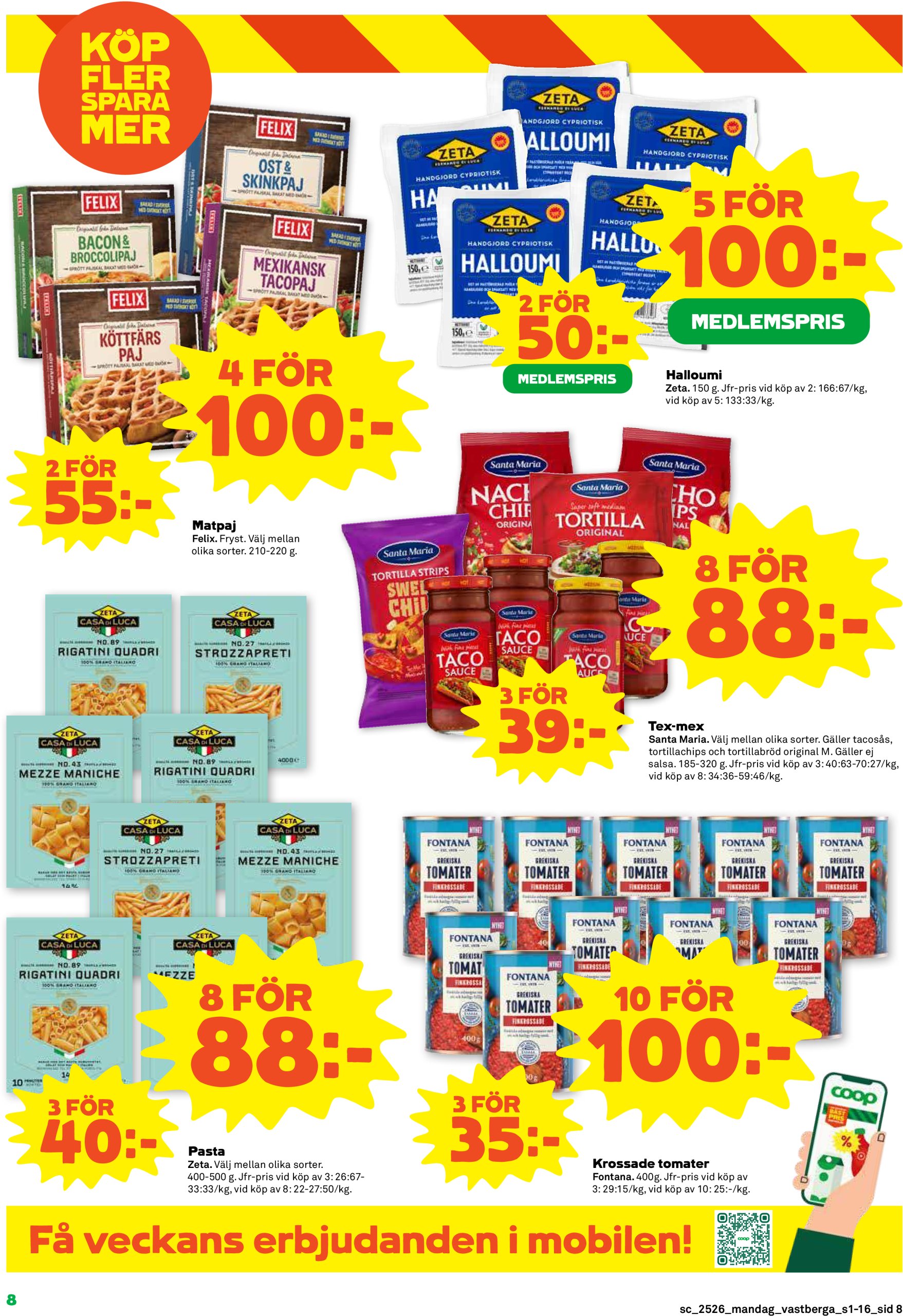 coop - Stora Coop-reklambladet giltigt från 23/06 - 29/06 - page: 8