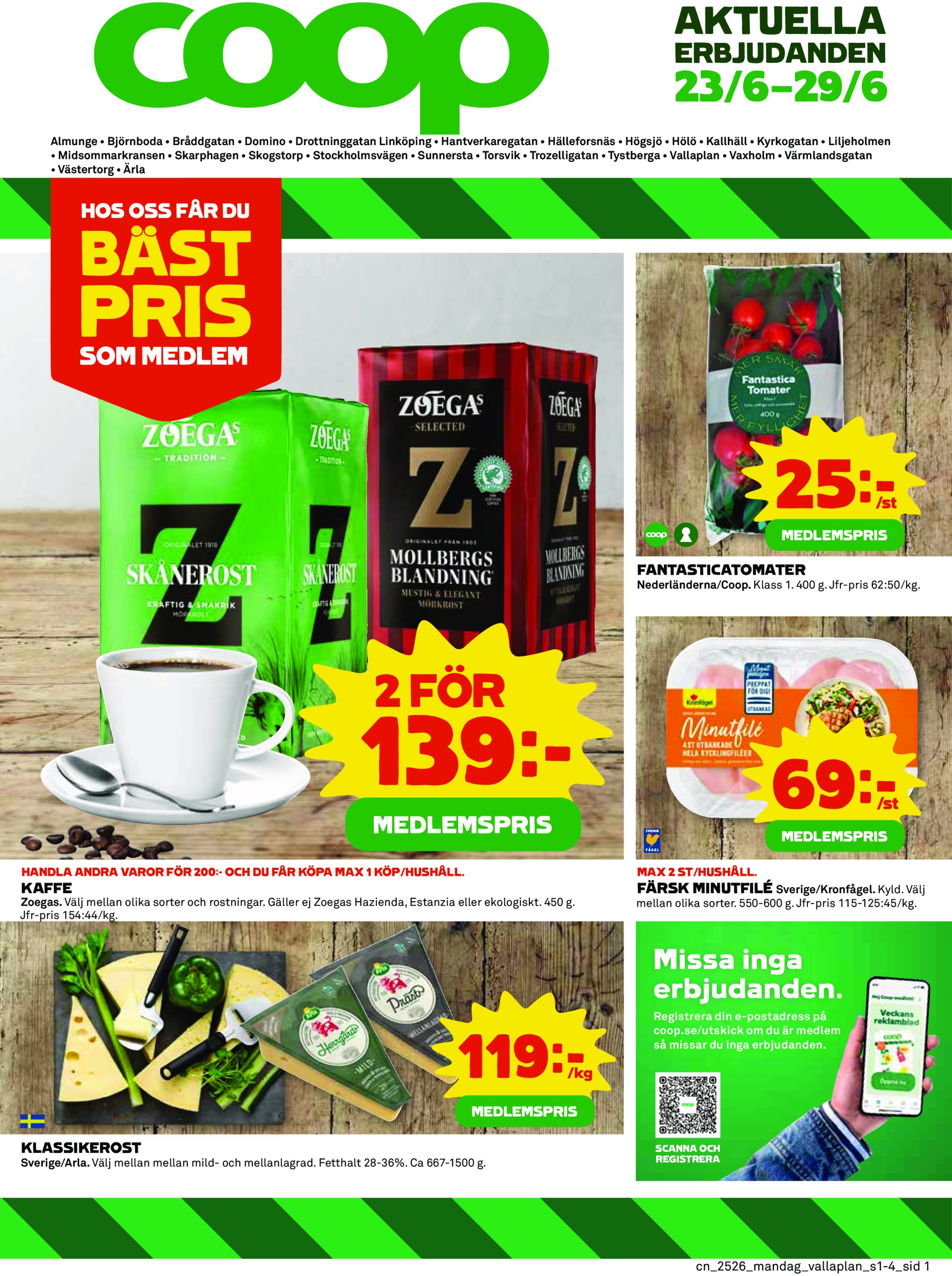 coop - Coop-reklambladet giltigt från 23/06 - 29/06