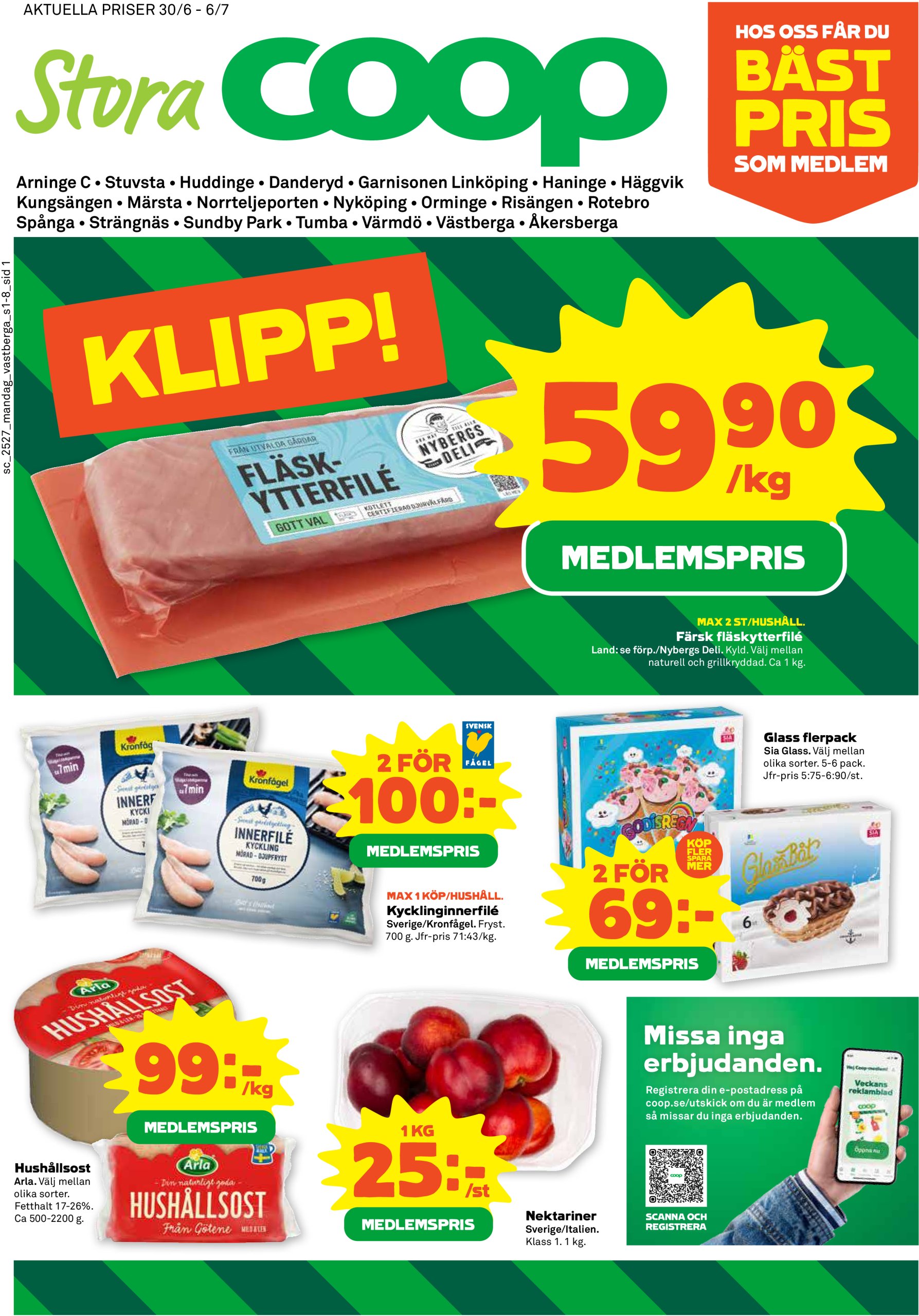 coop - Coop - Stora Coop Stuvsta-reklambladet giltigt från 30/06 - 06/07