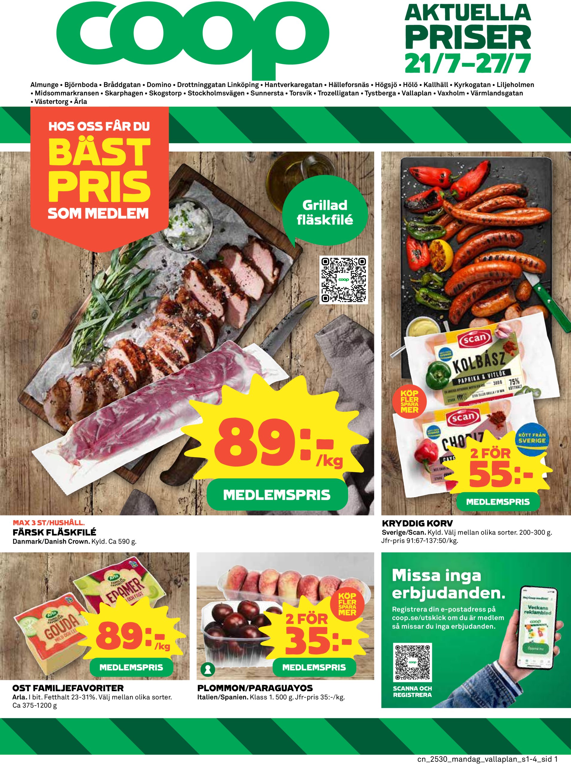 coop - Coop-reklambladet giltigt från 21/07 - 27/07