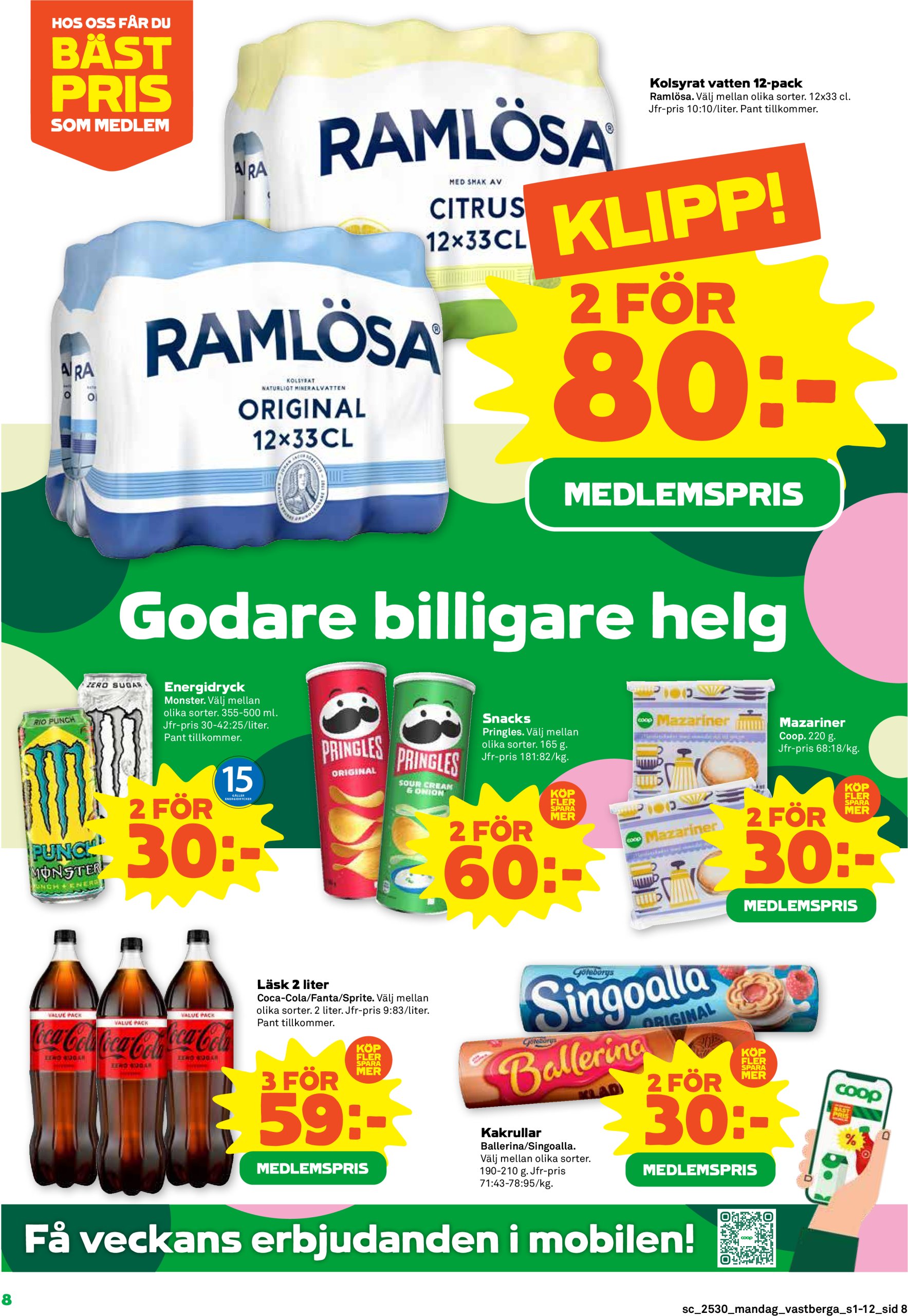 coop - Stora Coop-reklambladet giltigt från 21/07 - 27/07 - page: 8