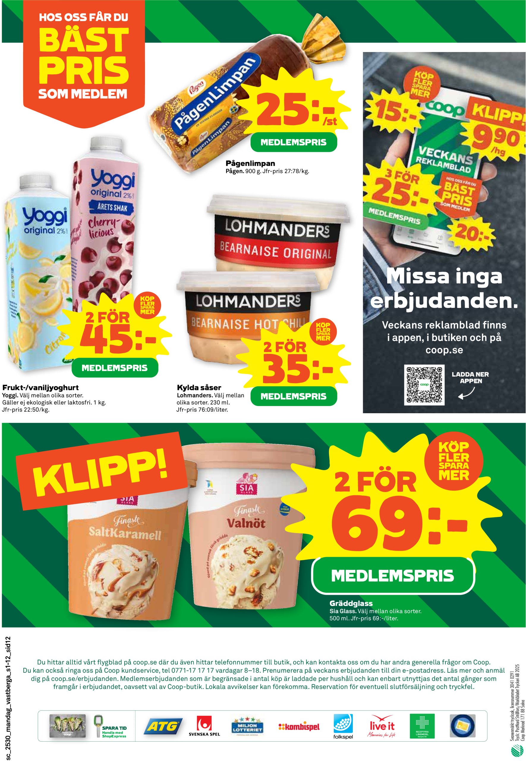 coop - Stora Coop-reklambladet giltigt från 21/07 - 27/07 - page: 12