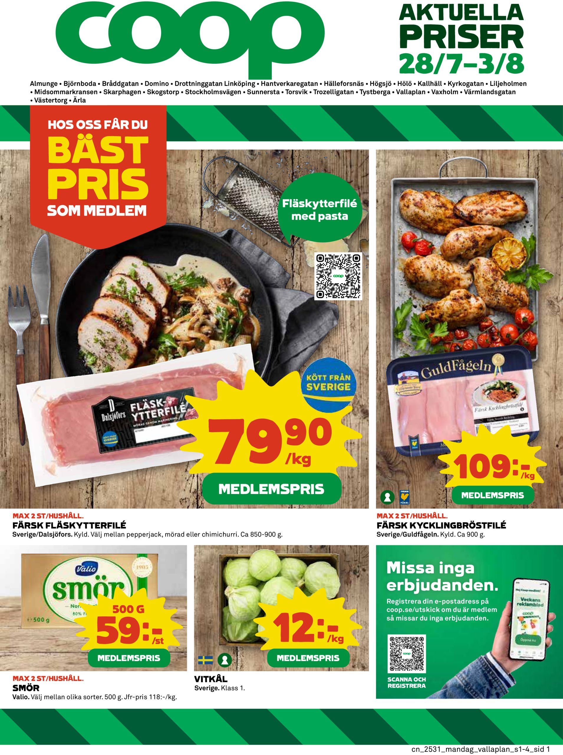 coop - Coop-reklambladet giltigt från 28/07 - 03/08