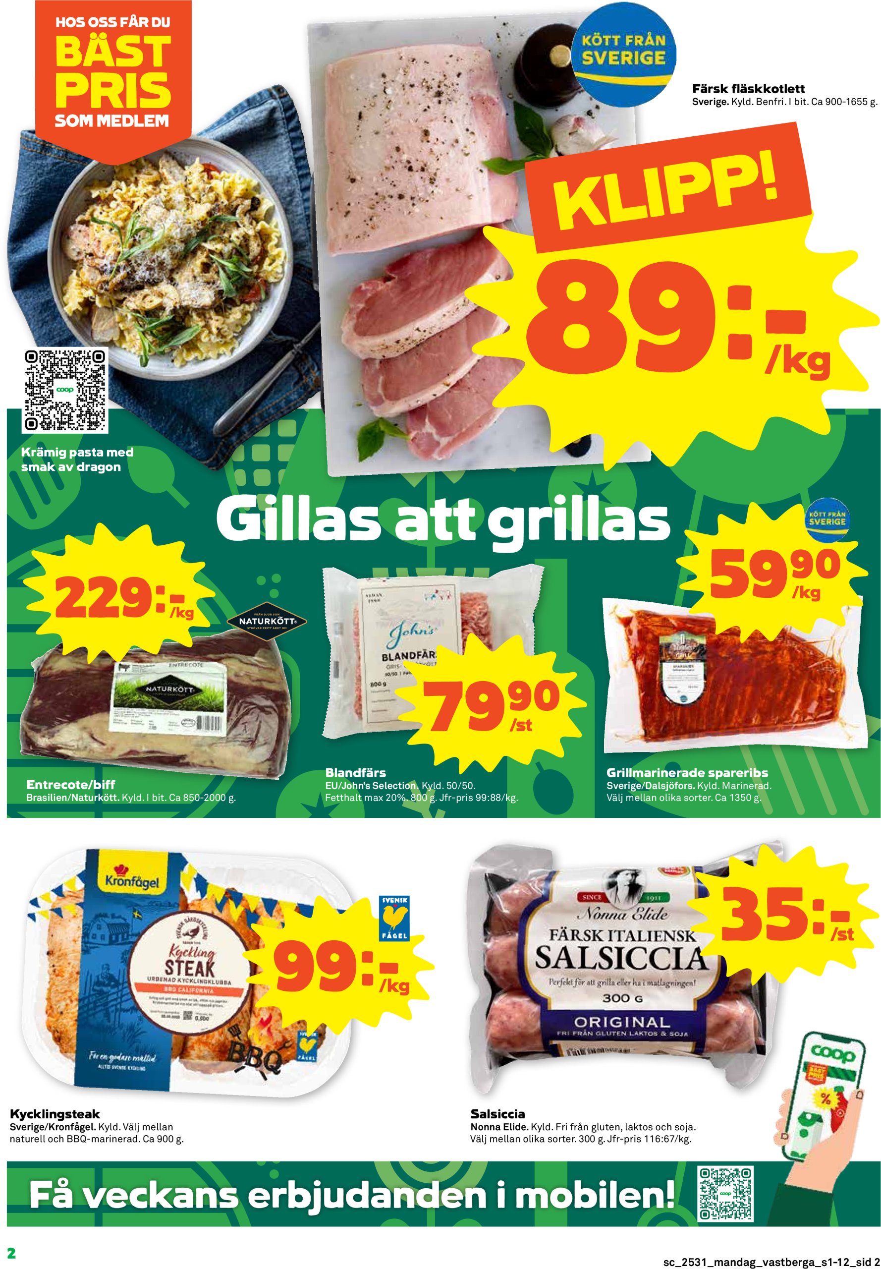 coop - Stora Coop-reklambladet giltigt från 28/07 - 03/08 - page: 2