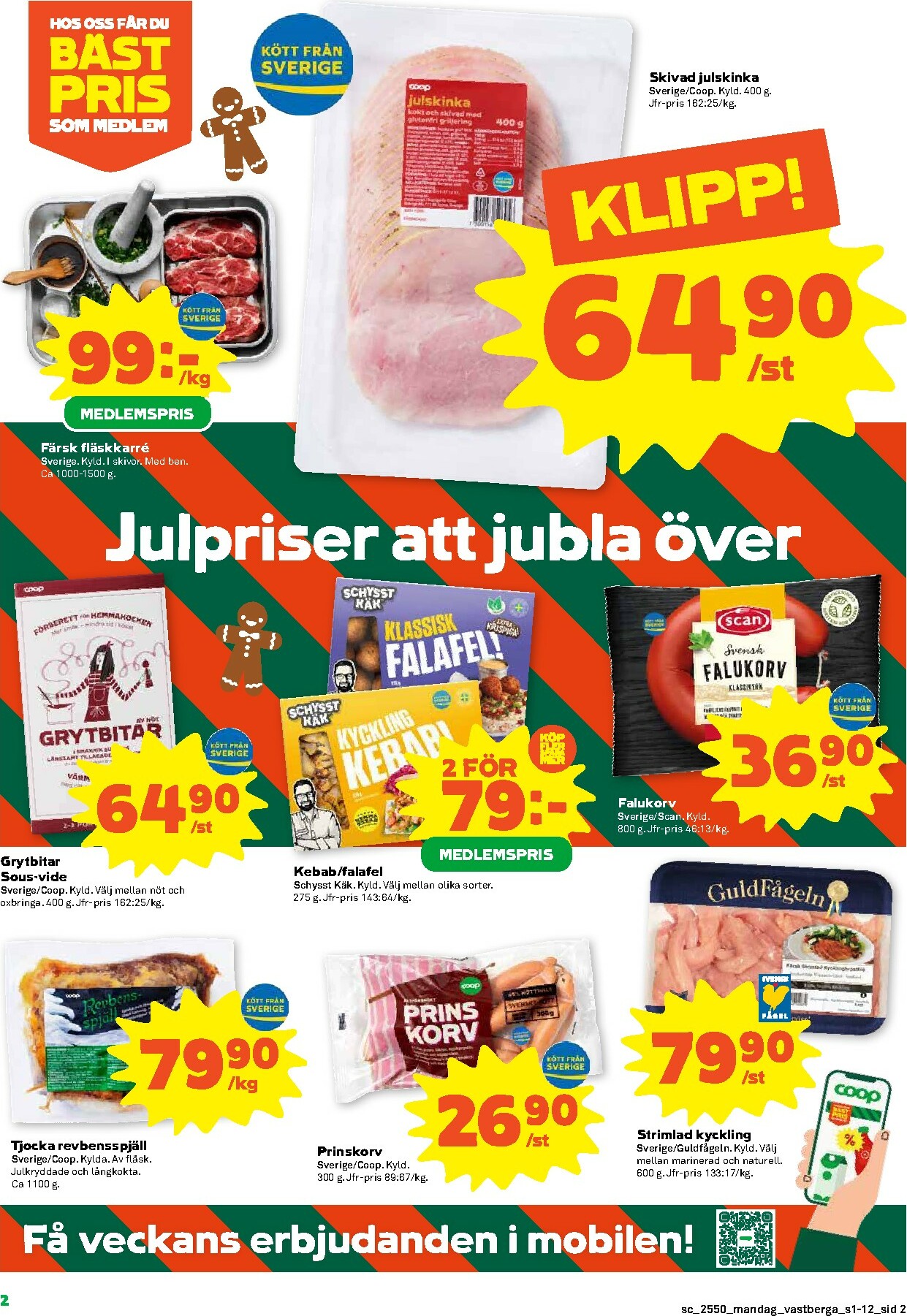 coop - Stora Coop-reklambladet giltigt från 08/12 - 14/12 - page: 2