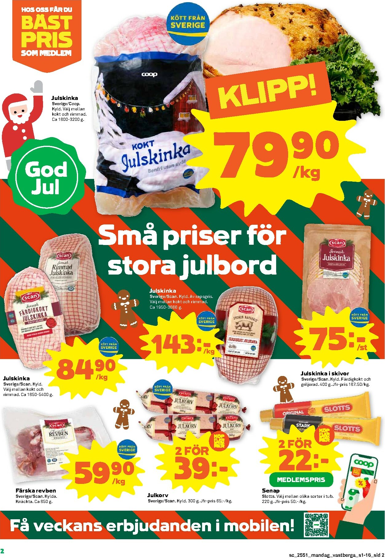 coop - Stora Coop-reklambladet giltigt från 15/12 - 24/12 - page: 2