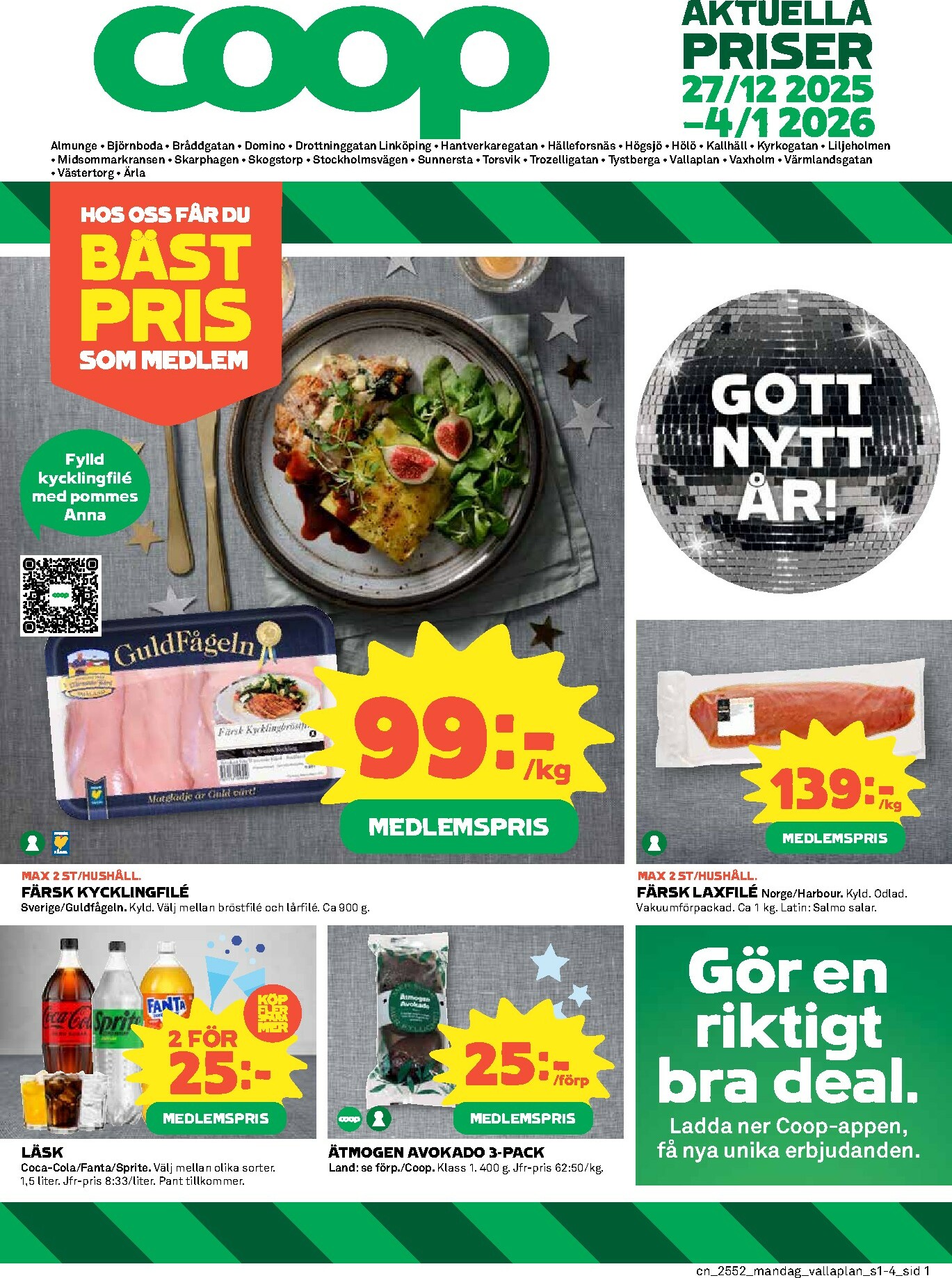 coop - Coop-reklambladet giltigt från 27/12 - 04/01
