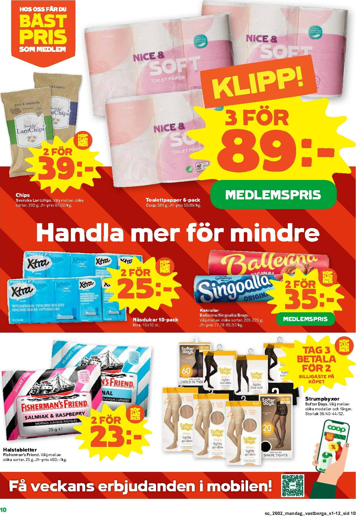 coop - Stora Coop-reklambladet giltigt från 05/01 - 11/01 - page: 10