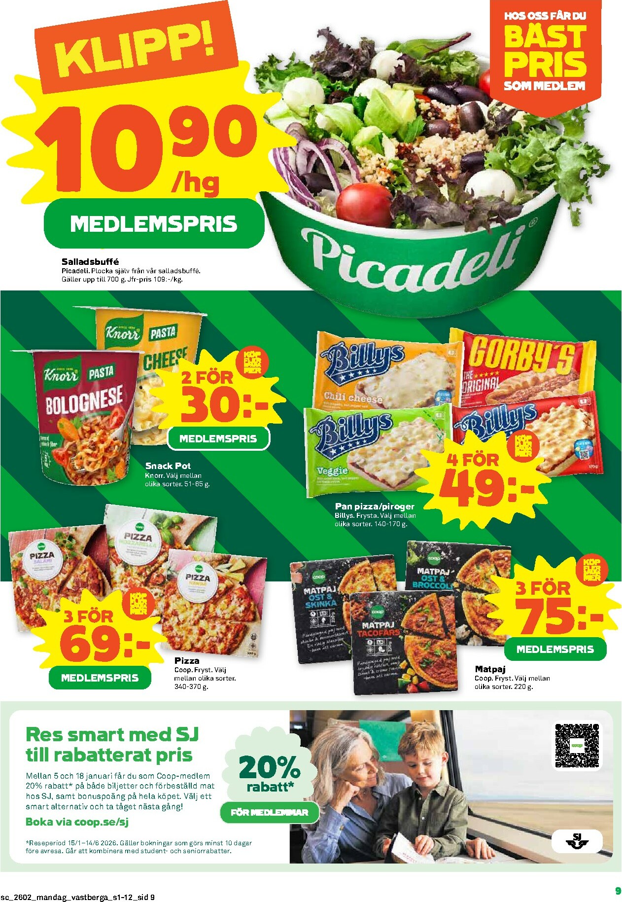 coop - Stora Coop-reklambladet giltigt från 05/01 - 11/01 - page: 9