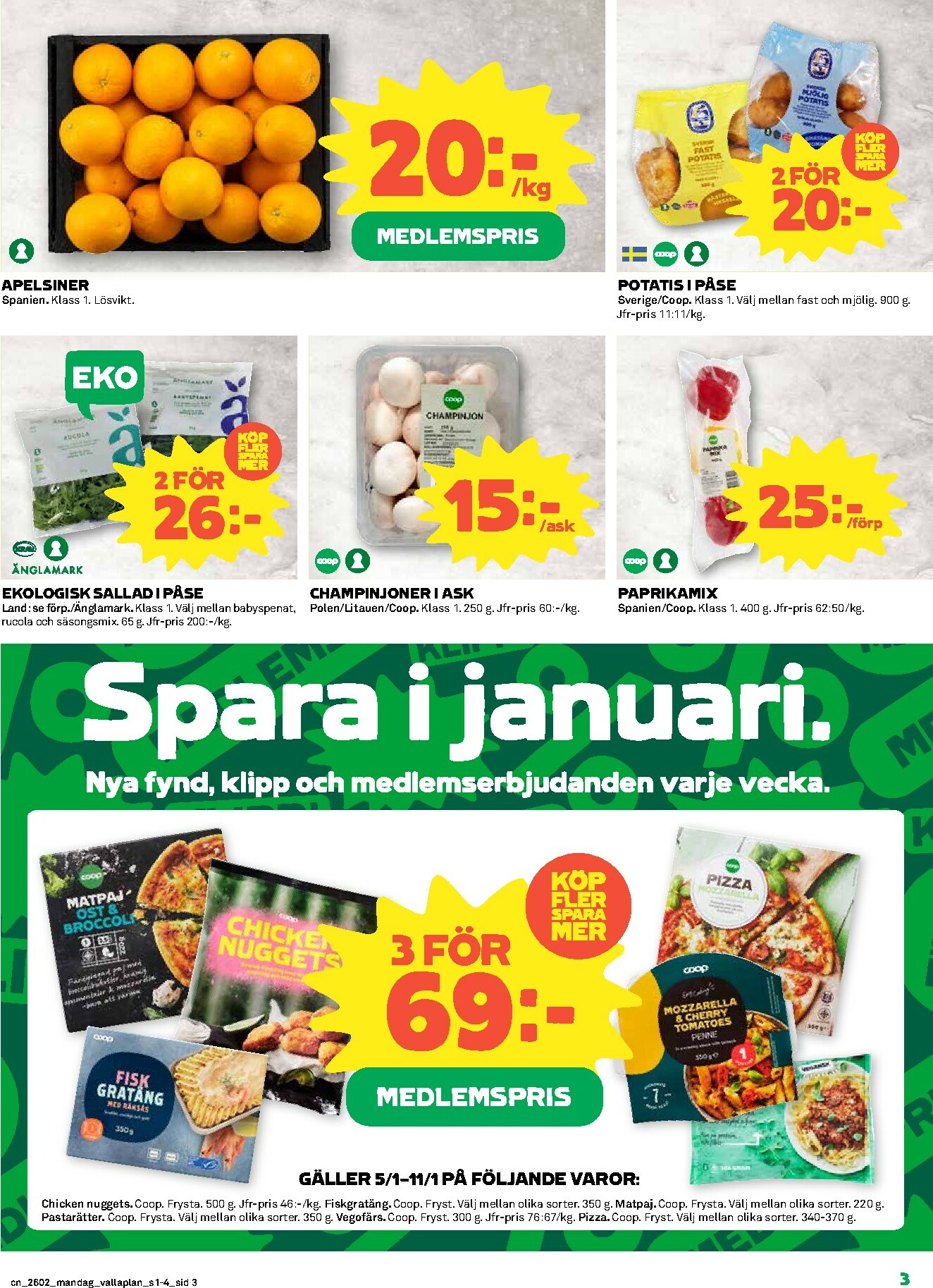 coop - Coop-reklambladet giltigt från 05/01 - 11/01 - page: 3