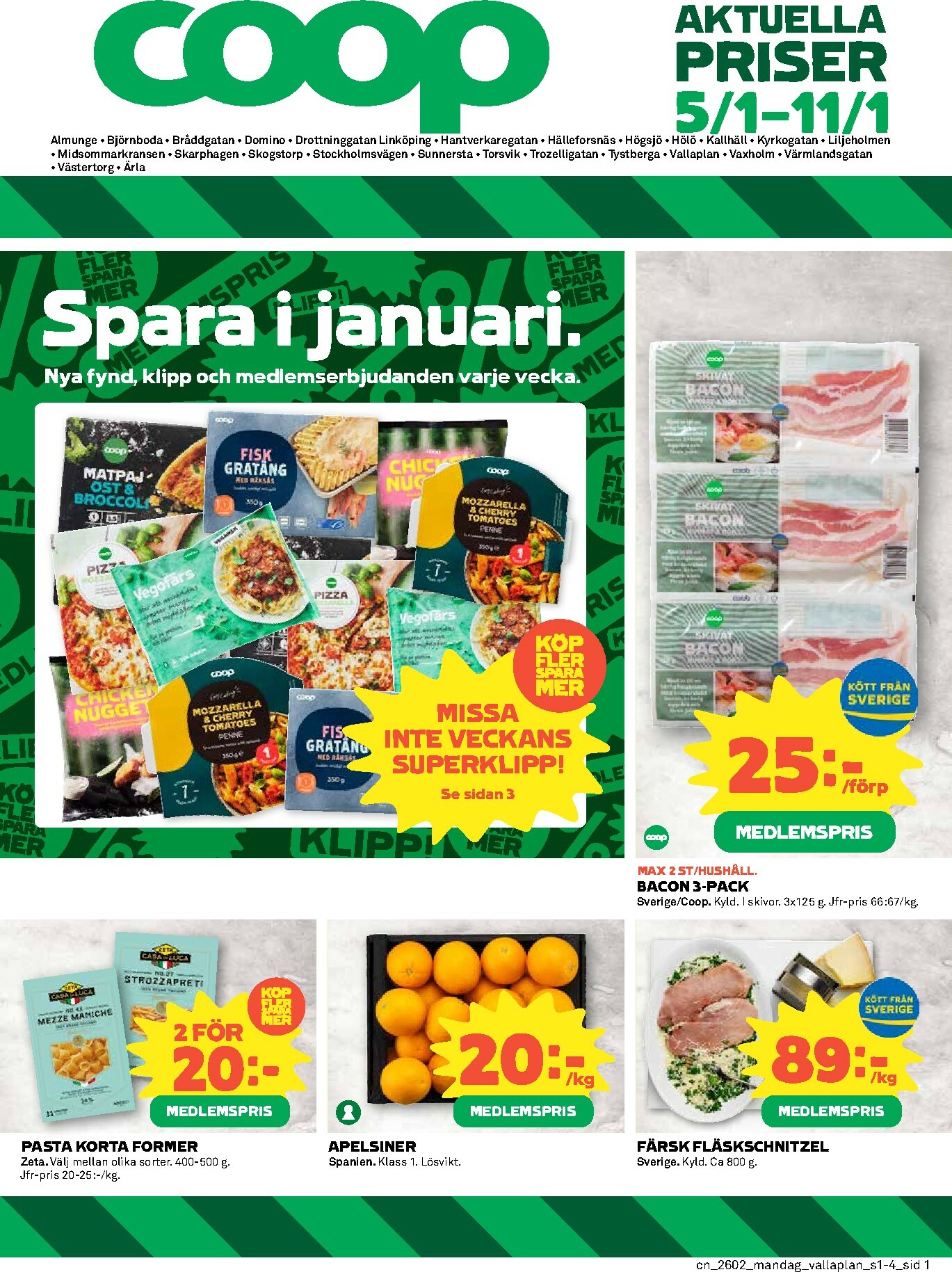coop - Coop-reklambladet giltigt från 05/01 - 11/01