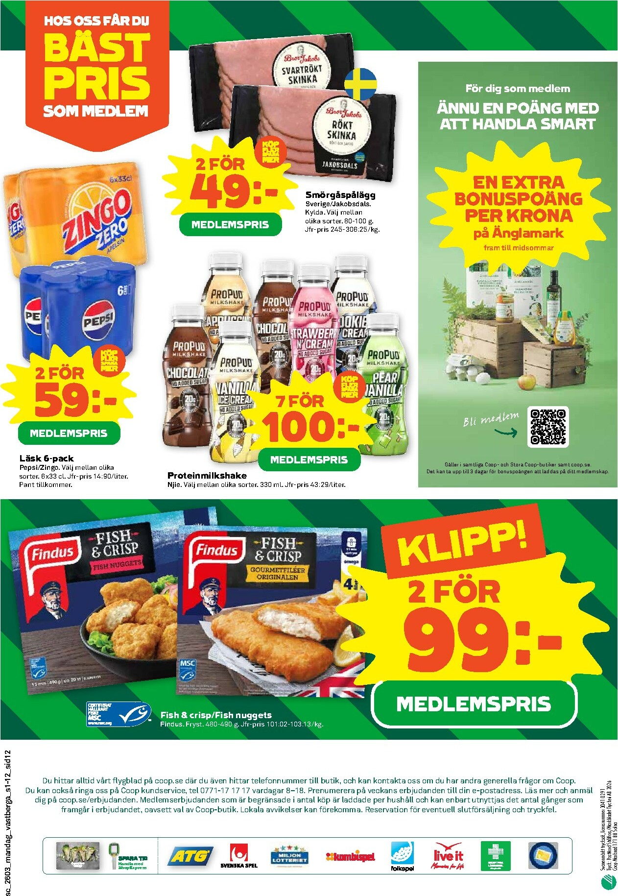 coop - Stora Coop-reklambladet giltigt från 12/01 - 18/01 - page: 12